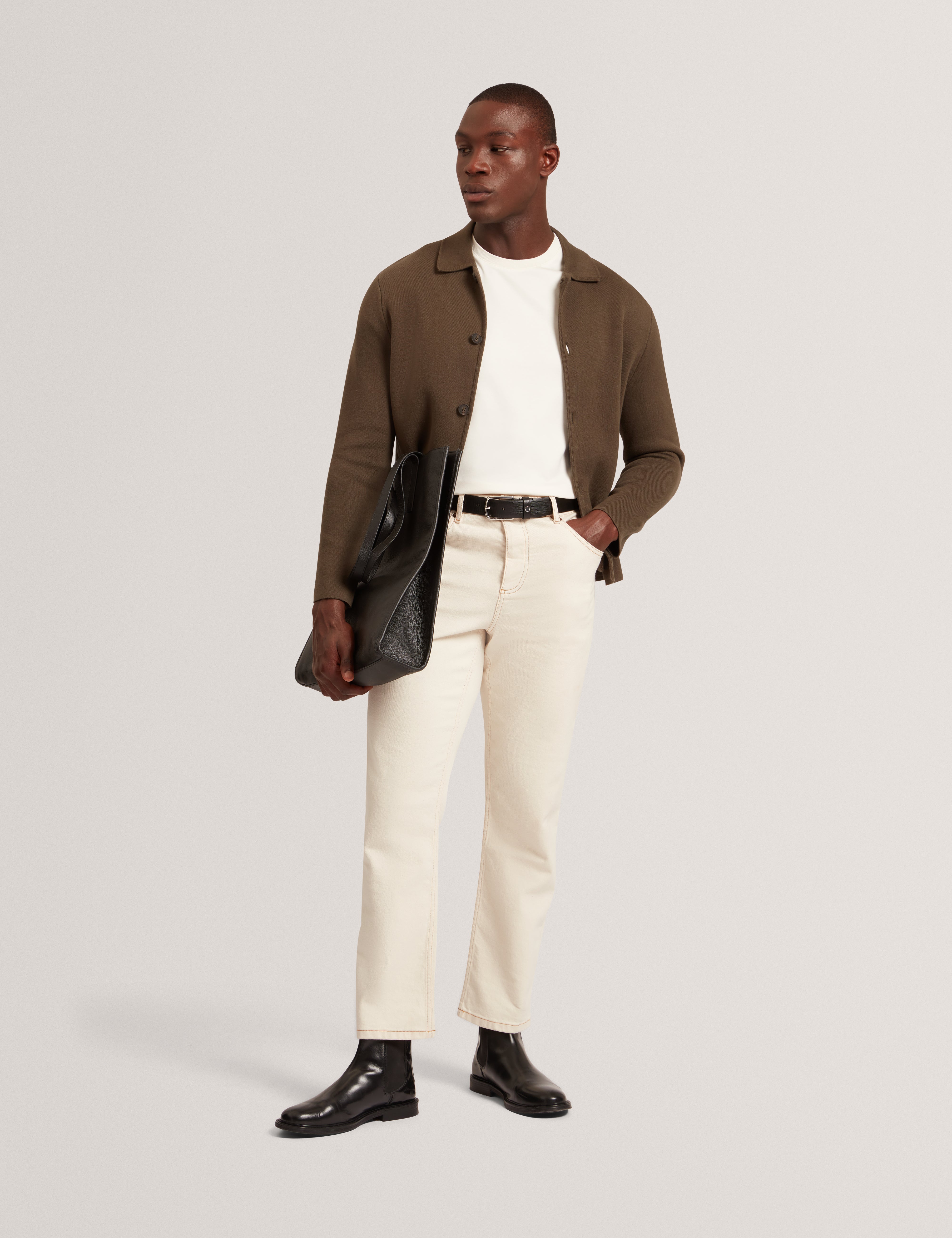 Konrrad Short Sleeve Regular Soft Touch T-Shirt White