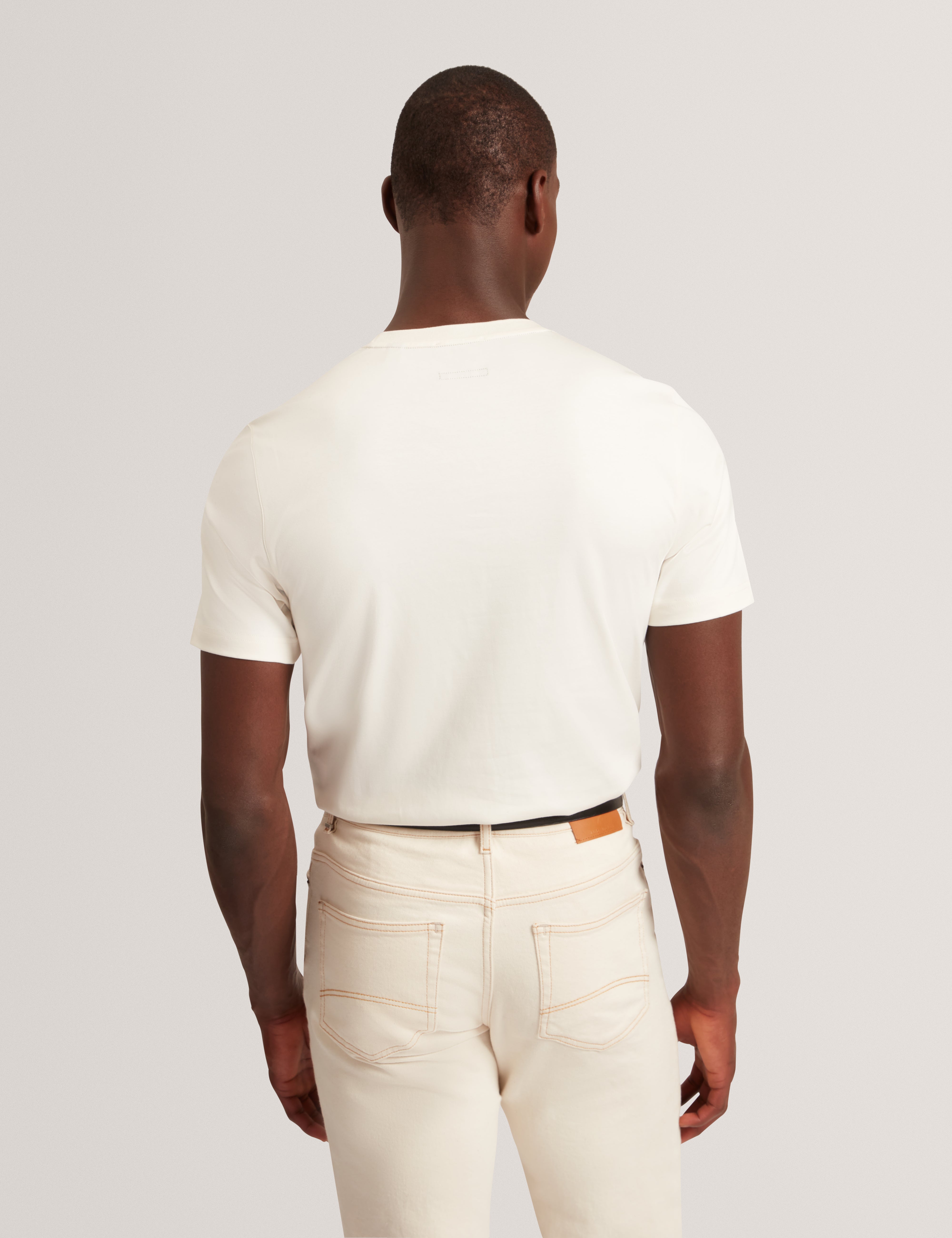 Konrrad Short Sleeve Regular Soft Touch T-Shirt White