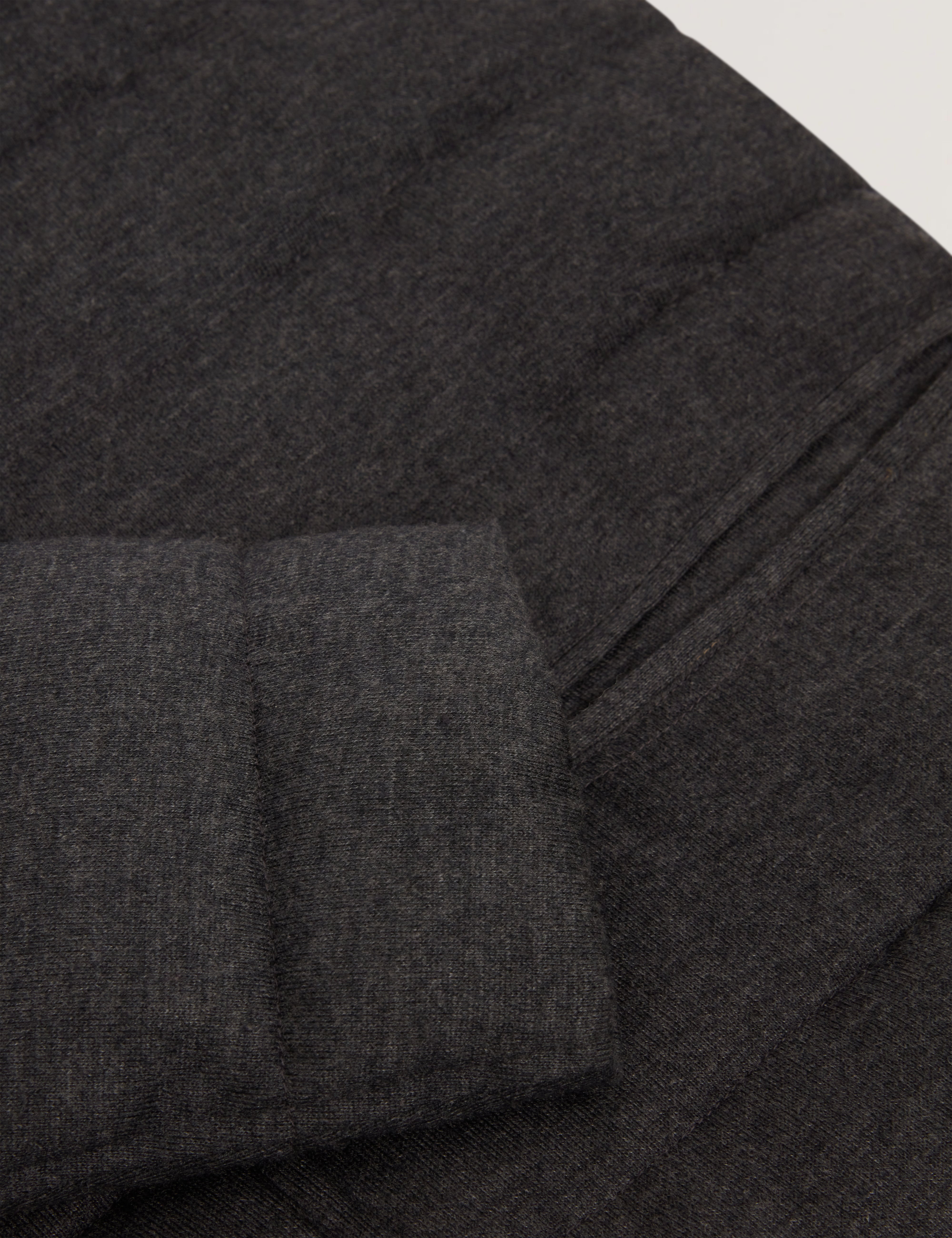 Gerome Fine Knit Quilted Blazer With Mock Liner Charcoal