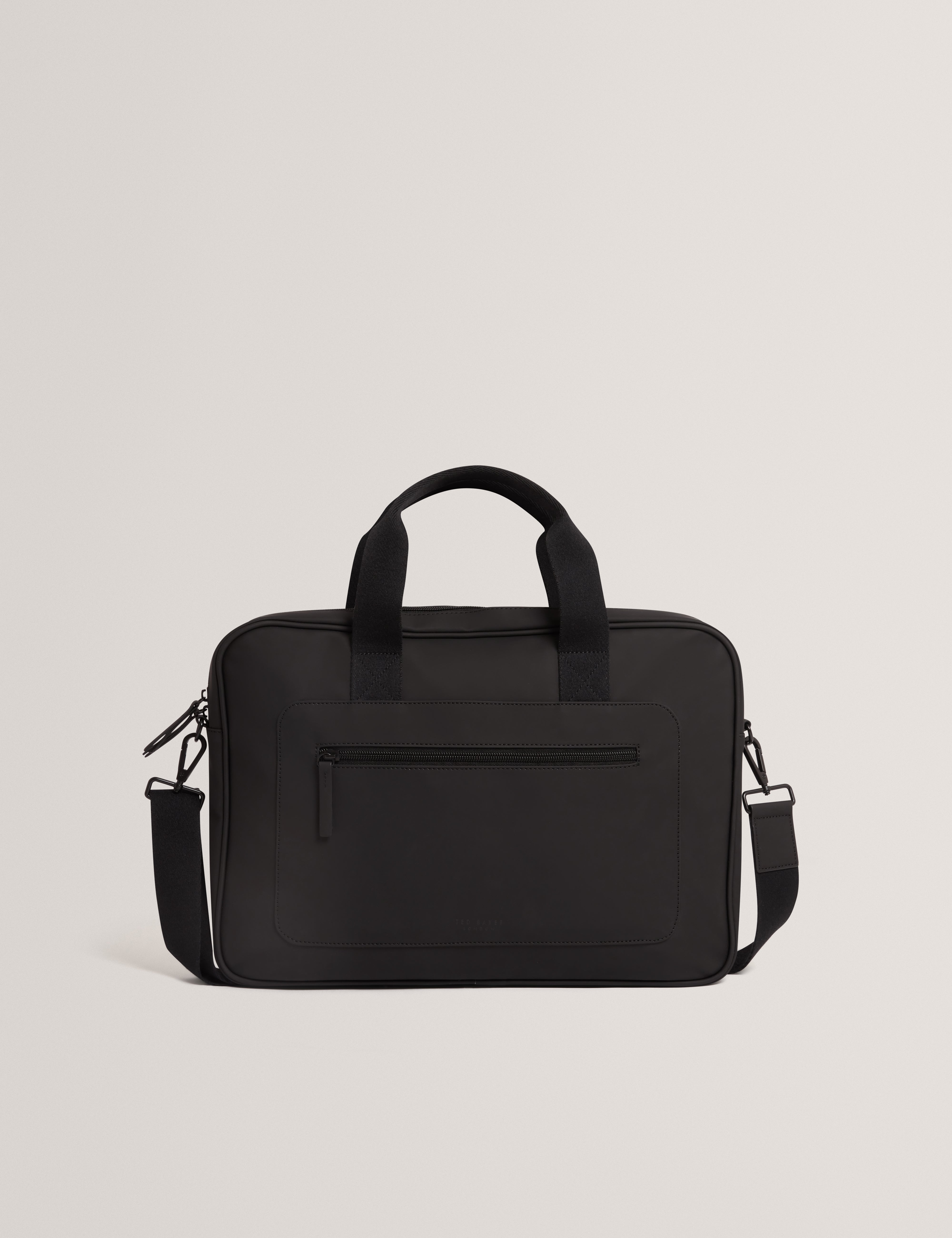 Rylies Rubberised Pu Document Bag Black