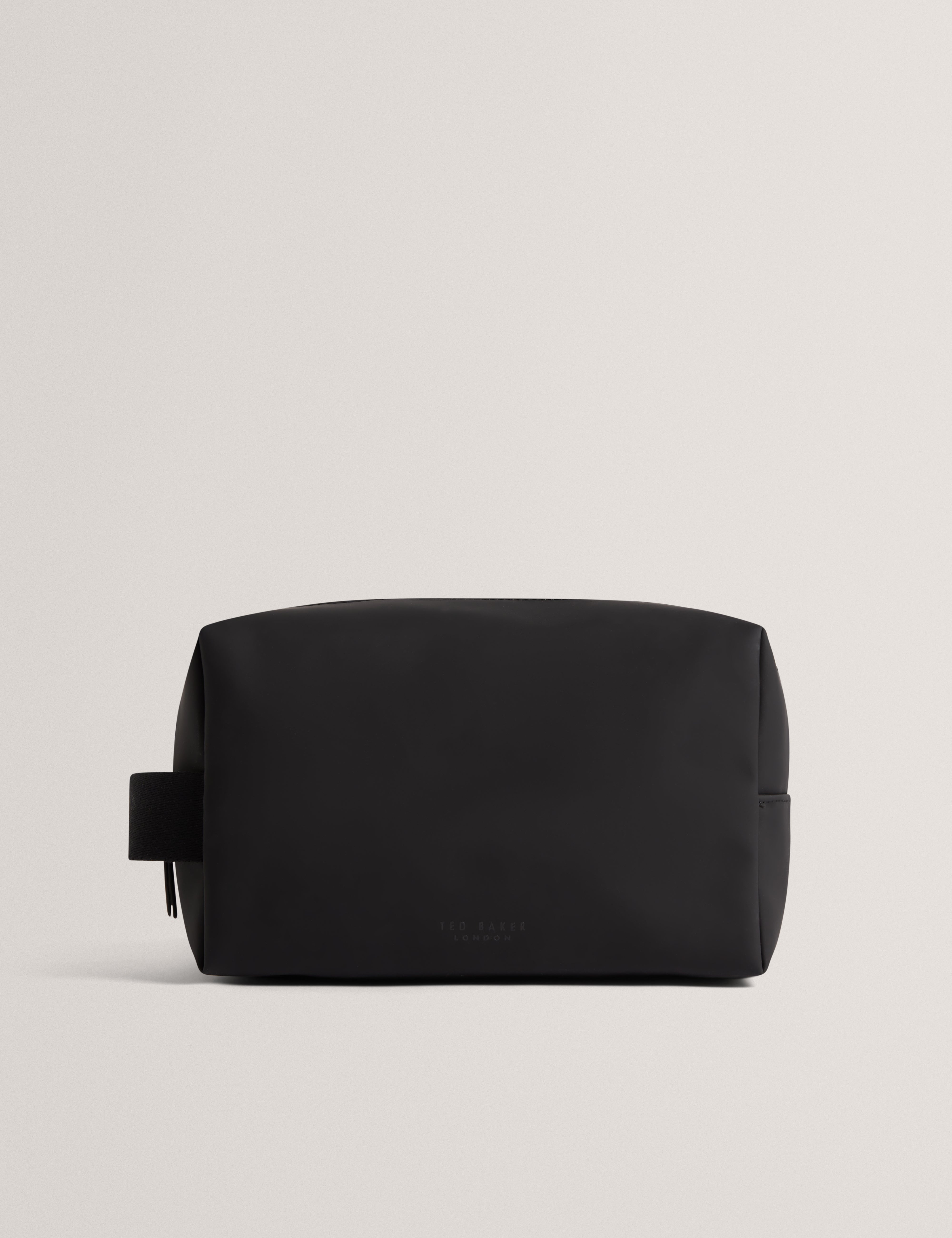 Ryon Rubberised Pu Washbag Black
