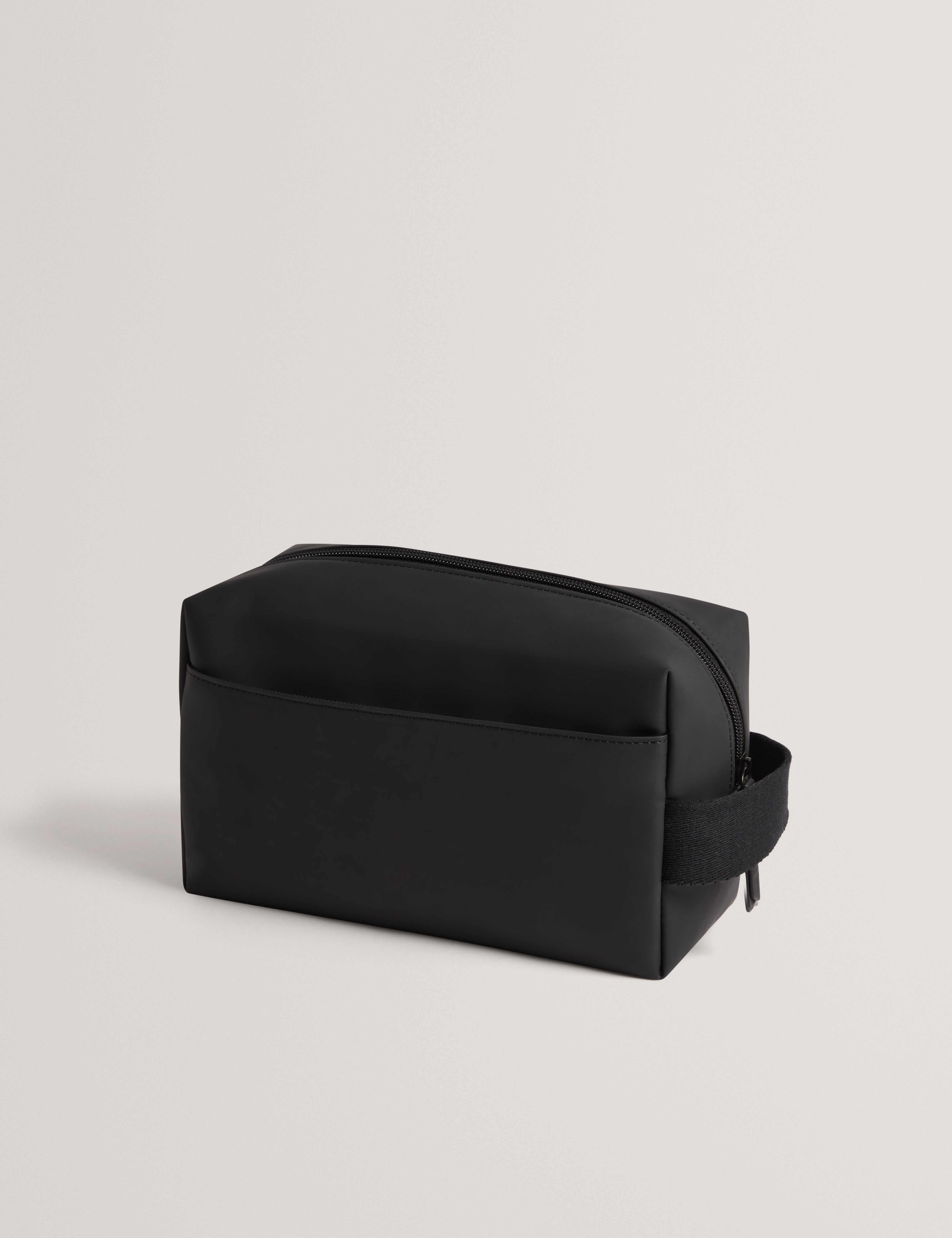 Ryon Rubberised Pu Washbag Black