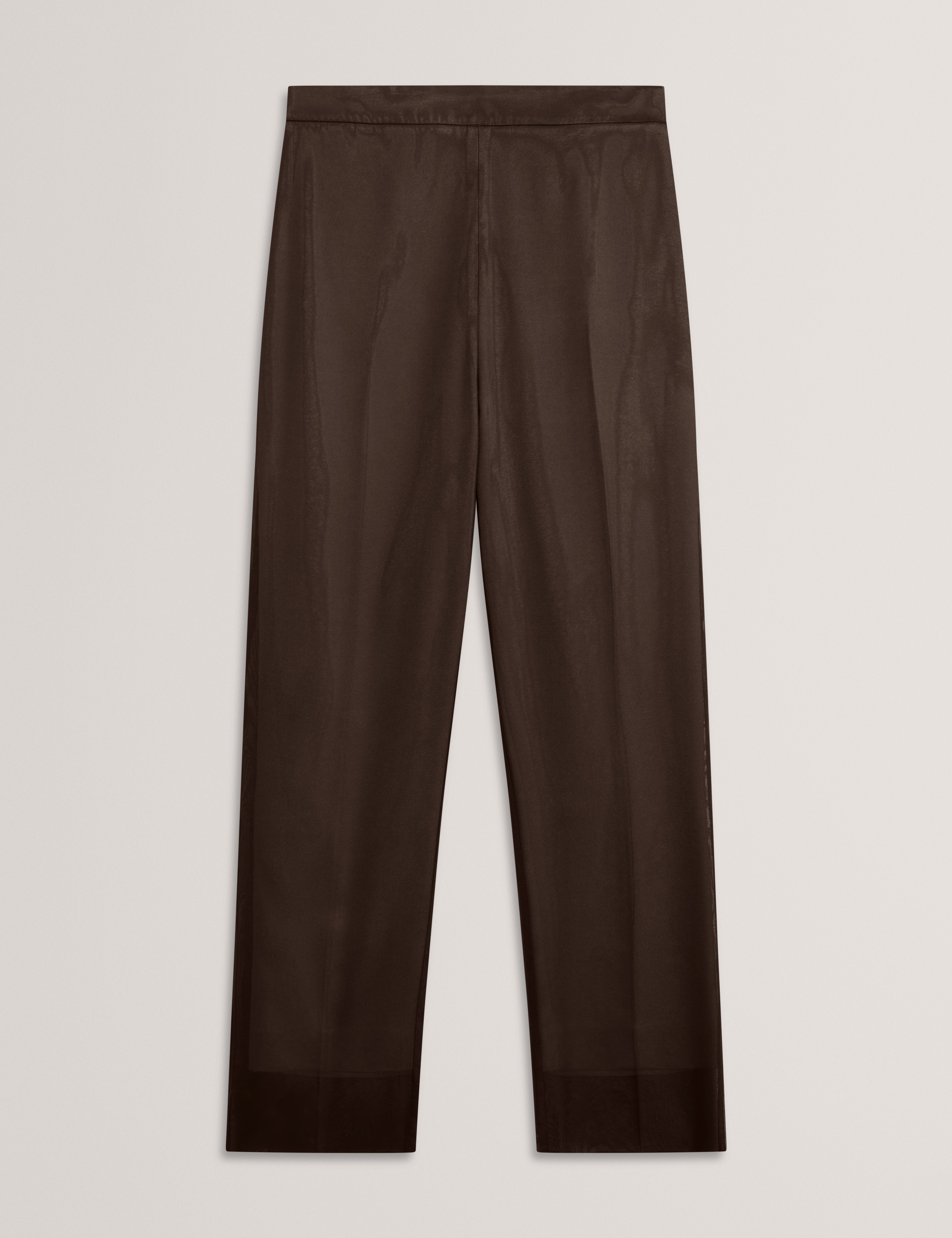 Nubiaat Printed Organza Overlay Tailored Trouser Black