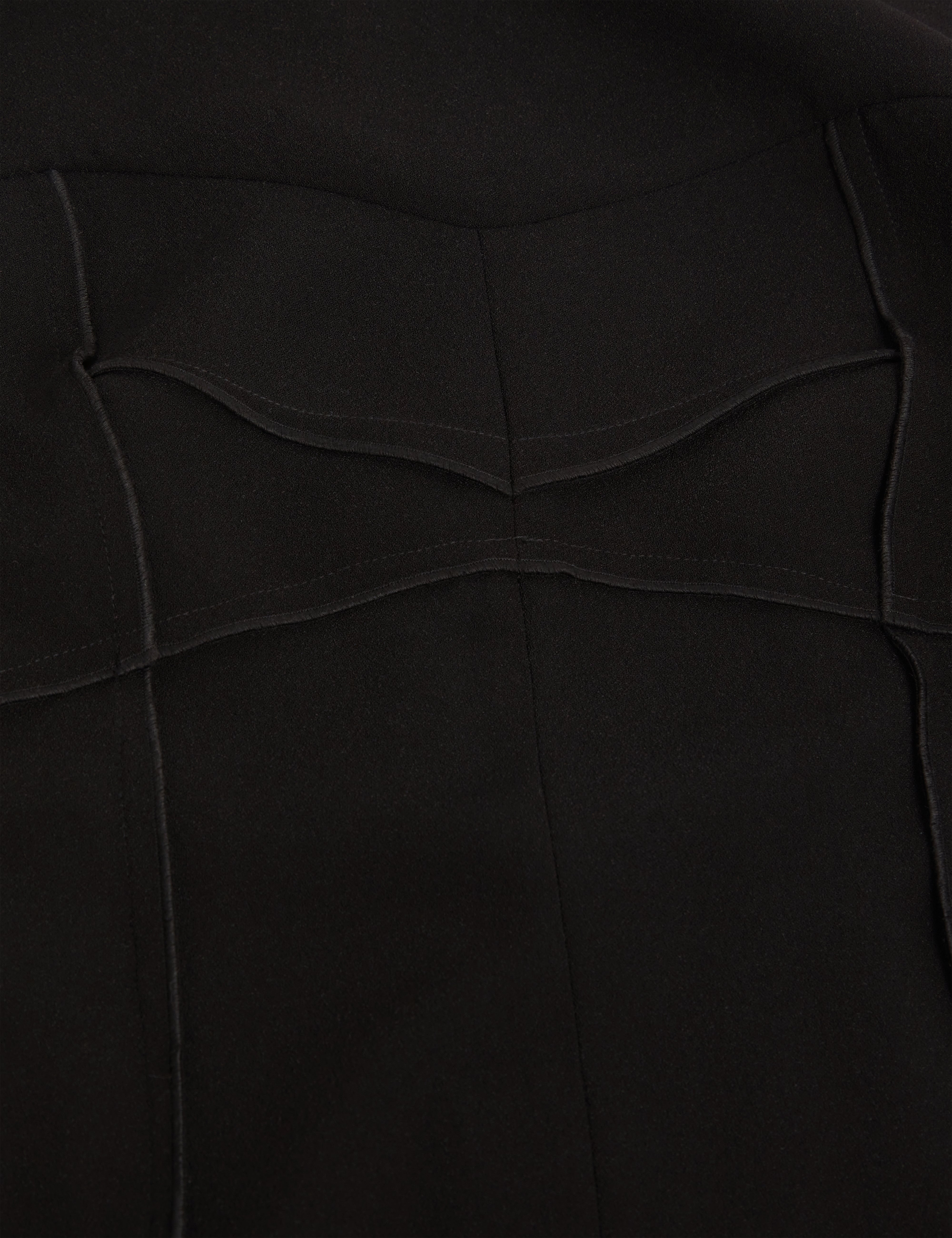 Liivia Corset Detail Wide Leg Jumpsuit Black