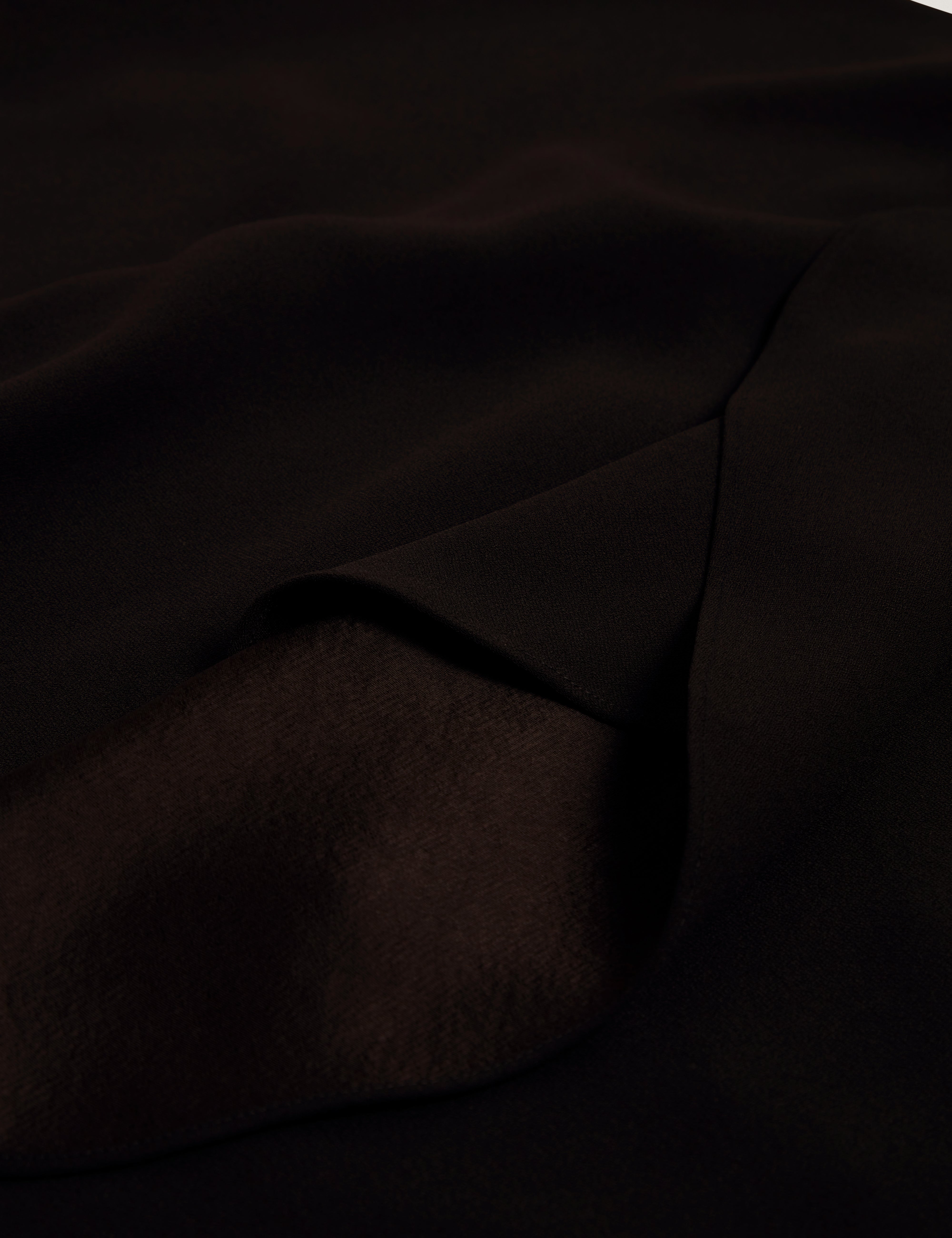 Marja Printed Drape Mini Skirt Black