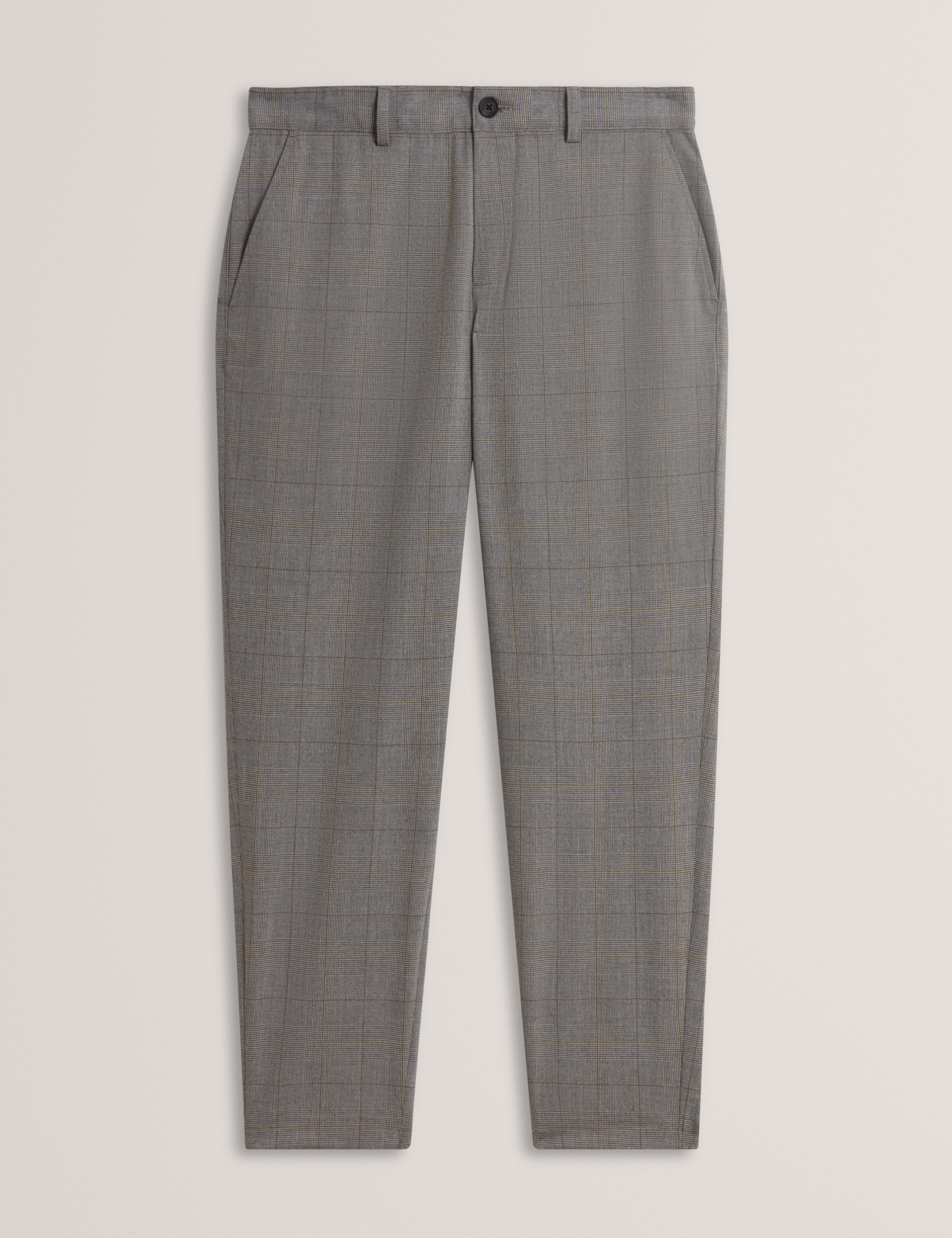 Nathain Regular Fit Pow Trouser Grey