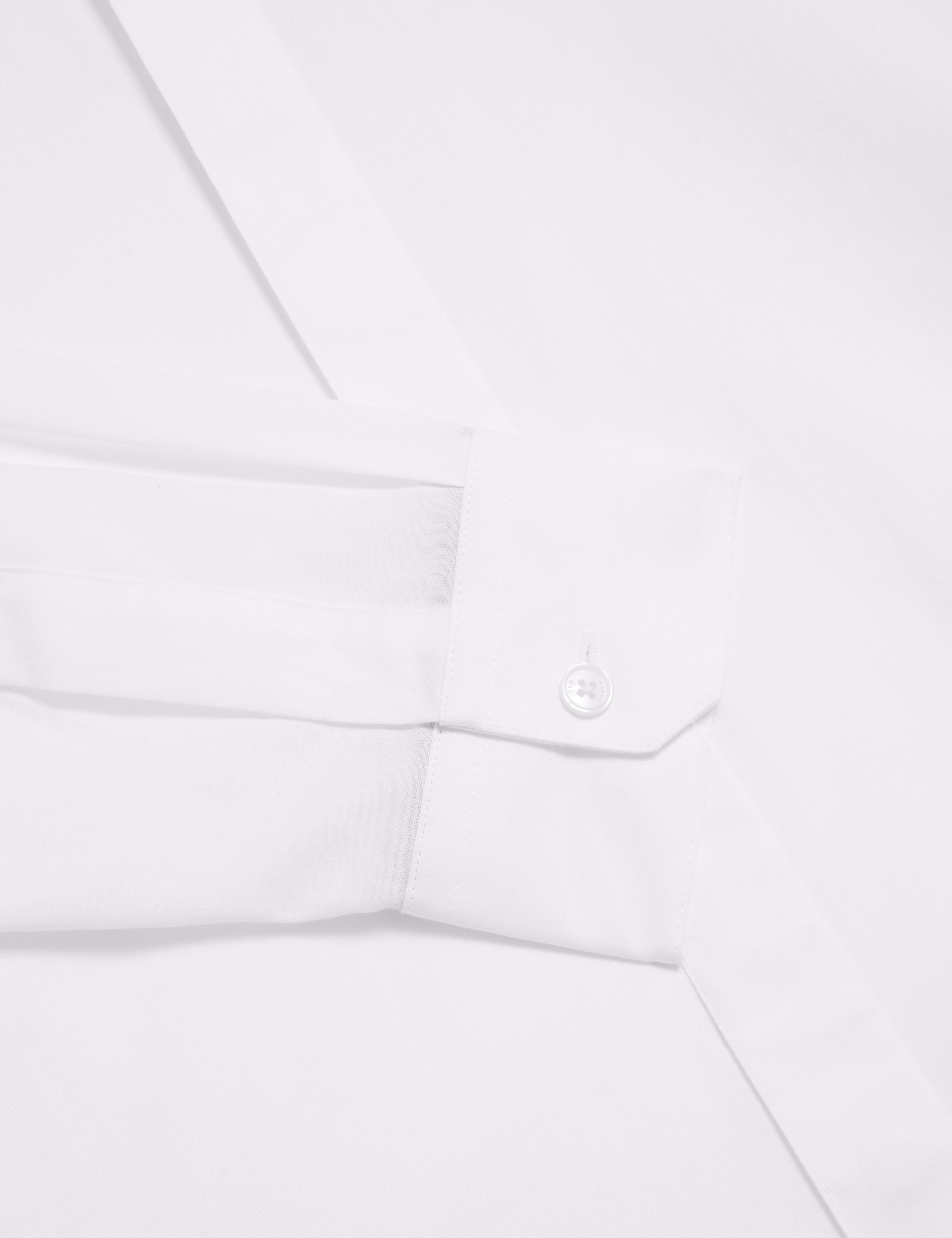 Tibor Long Sleeve Regular Fit Smart Twill Shirt White