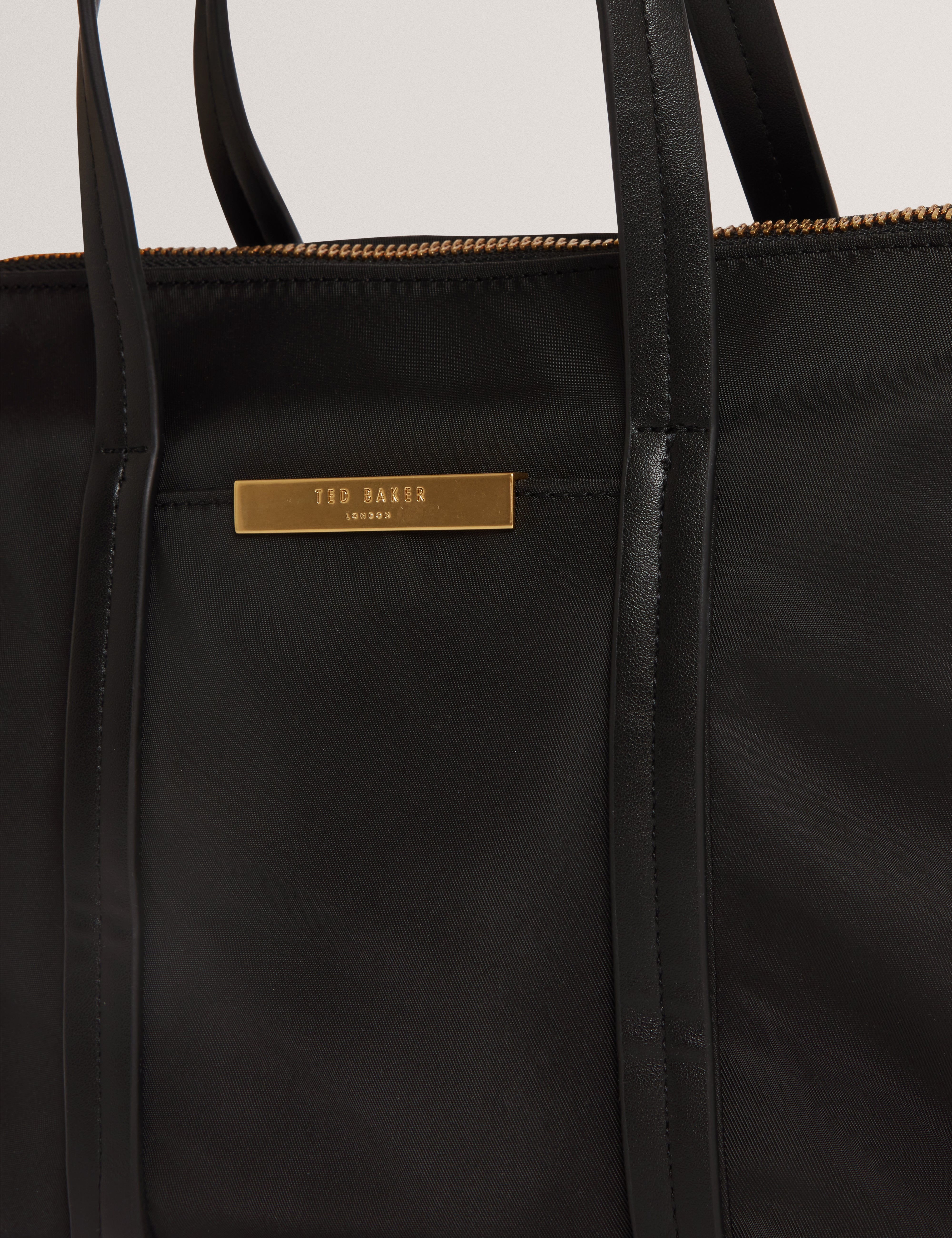 Nykkie Nylon Mini Crossbody Tote Bag Black