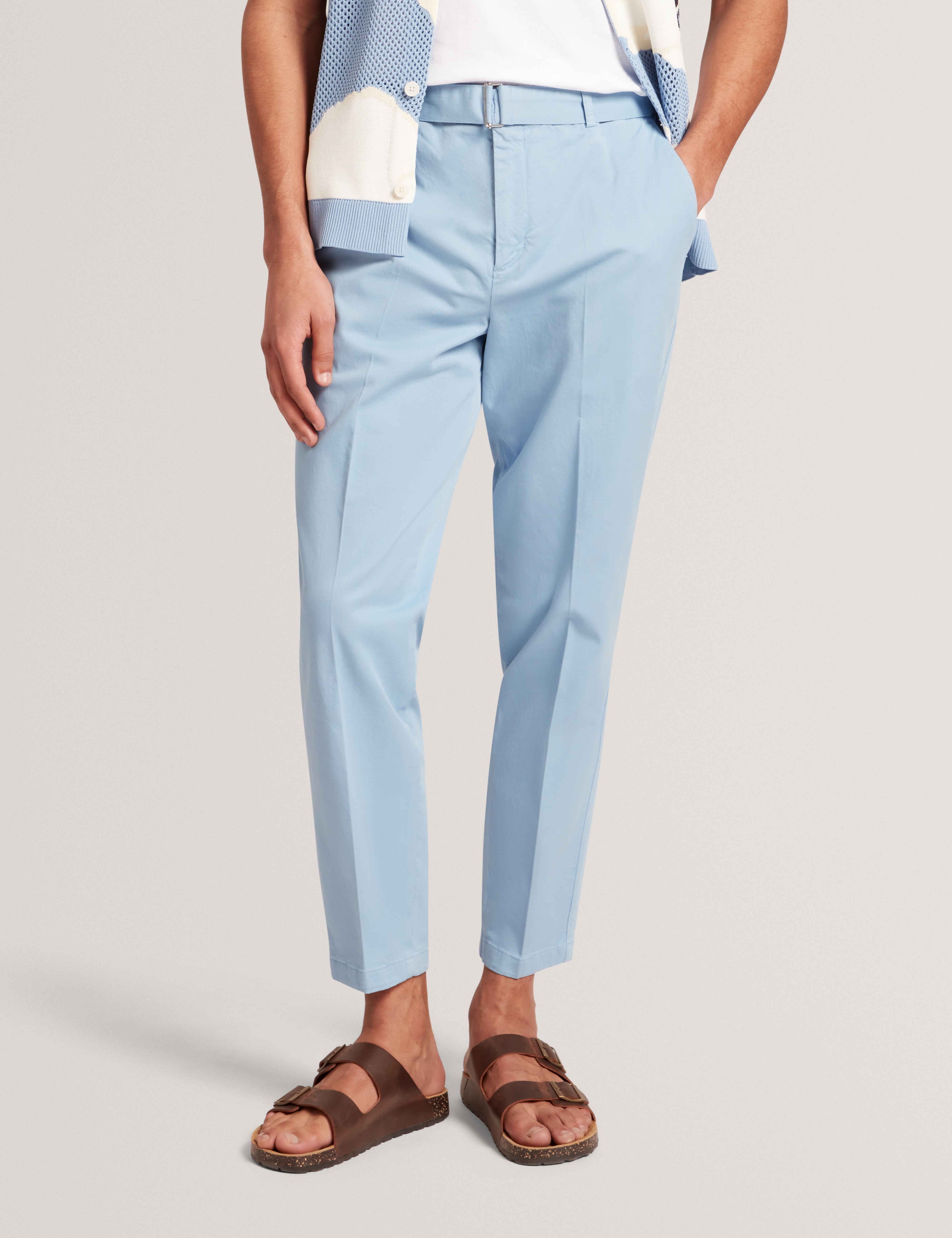 Armodo Tapered Smart Trouser Mid-Blue