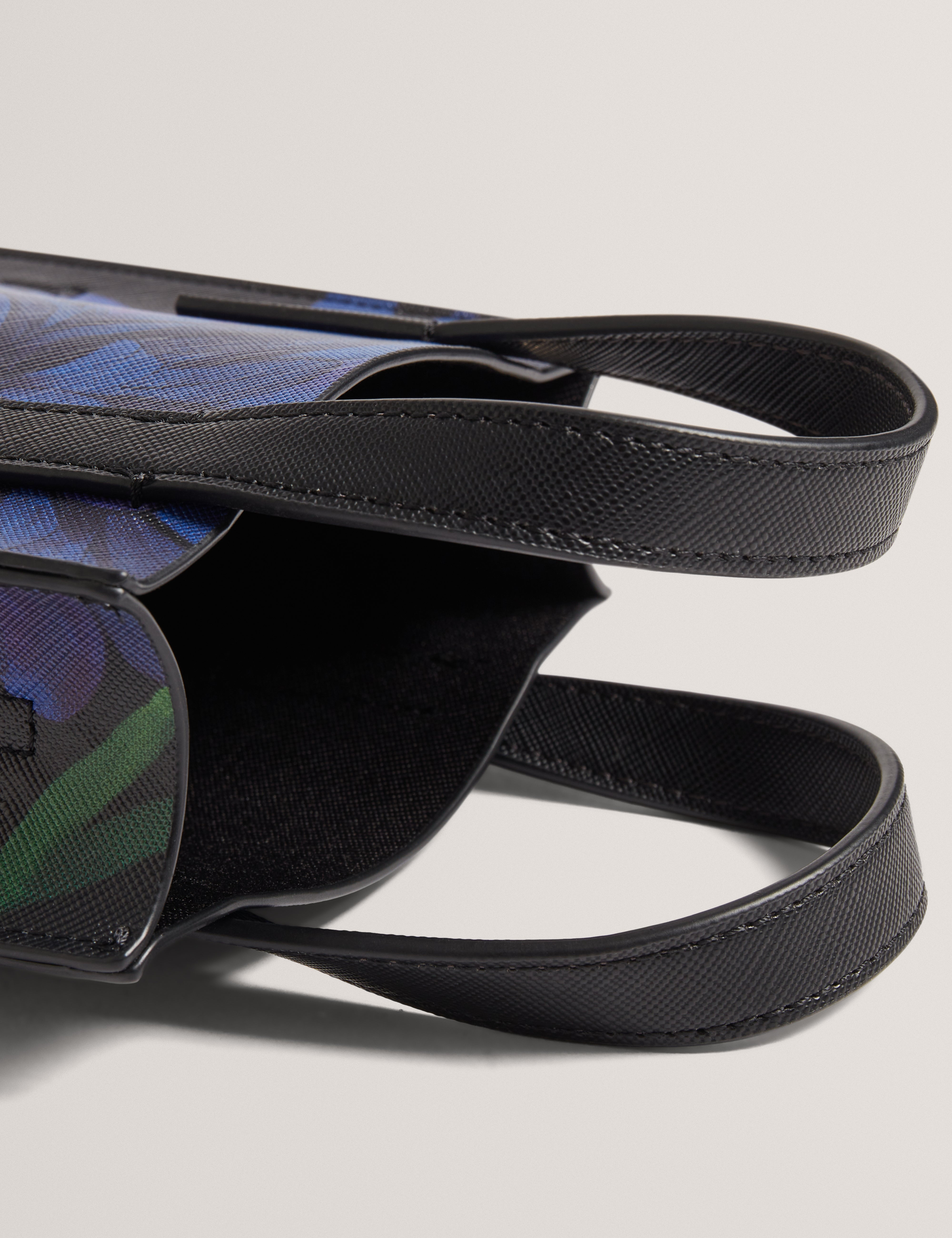 Amardas Printed Dahlia Mini Icon Bag Black