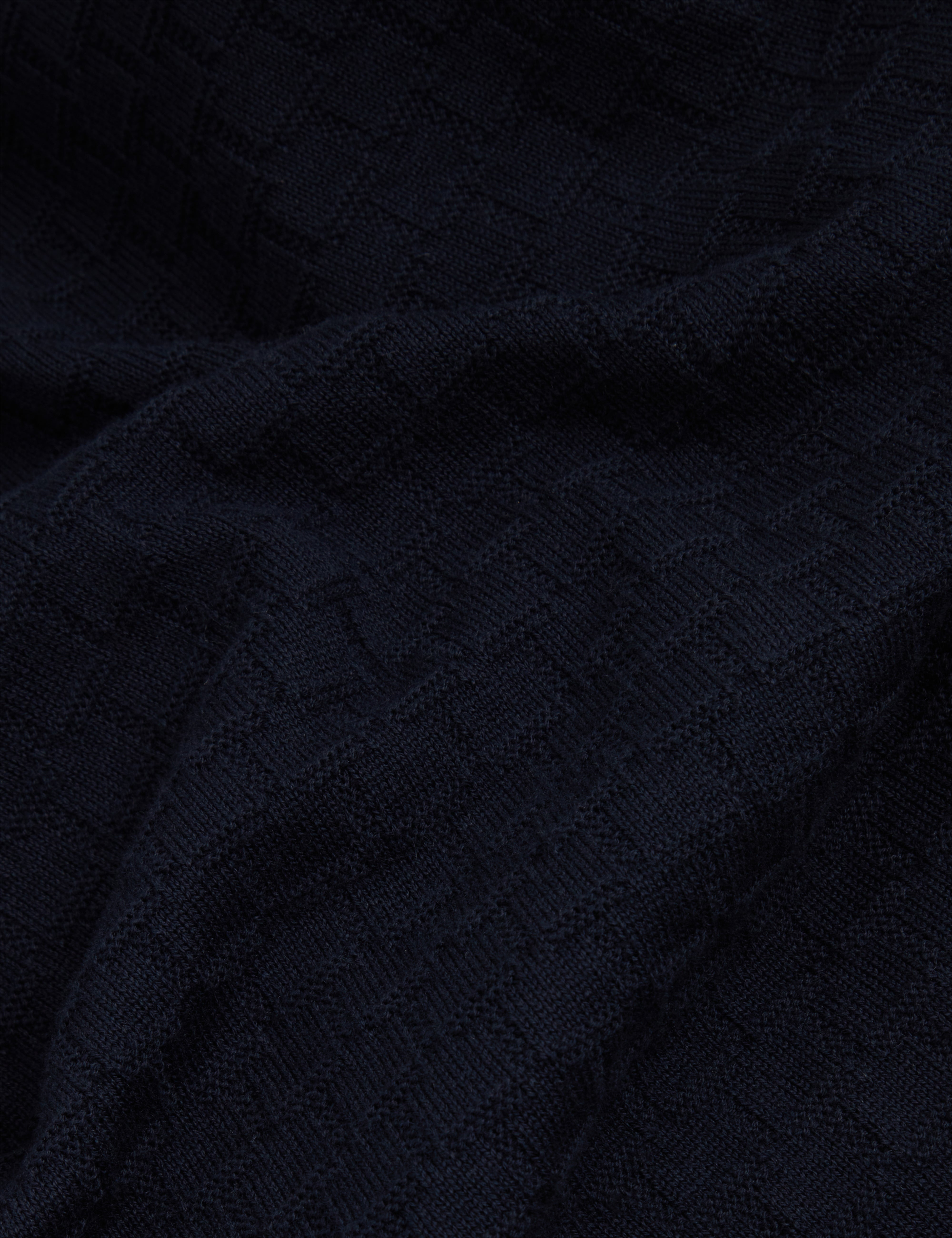 Jeremee T Stitch Half Zip Navy