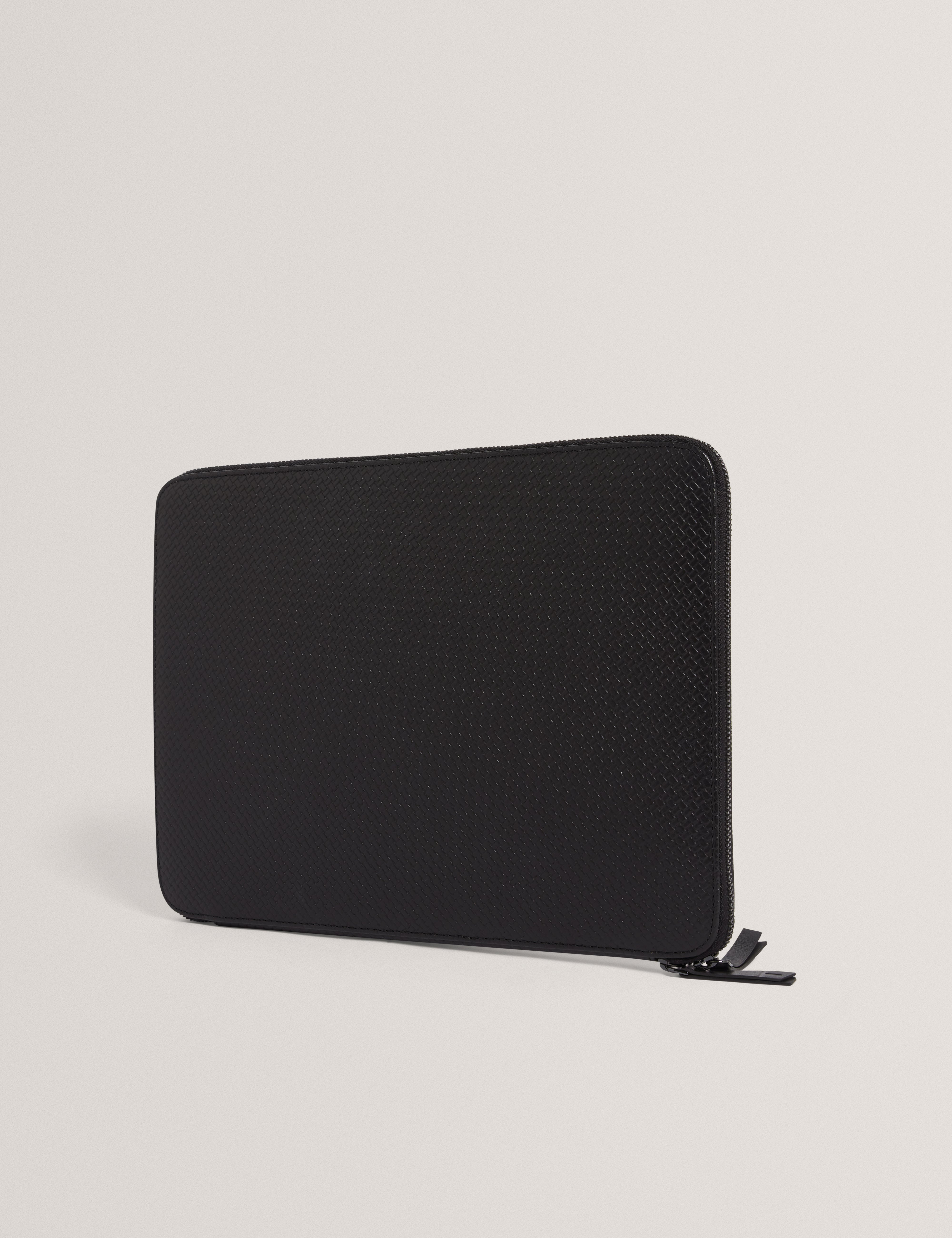 Wiltons Printed Weave 13 Inch Laptop Case Black