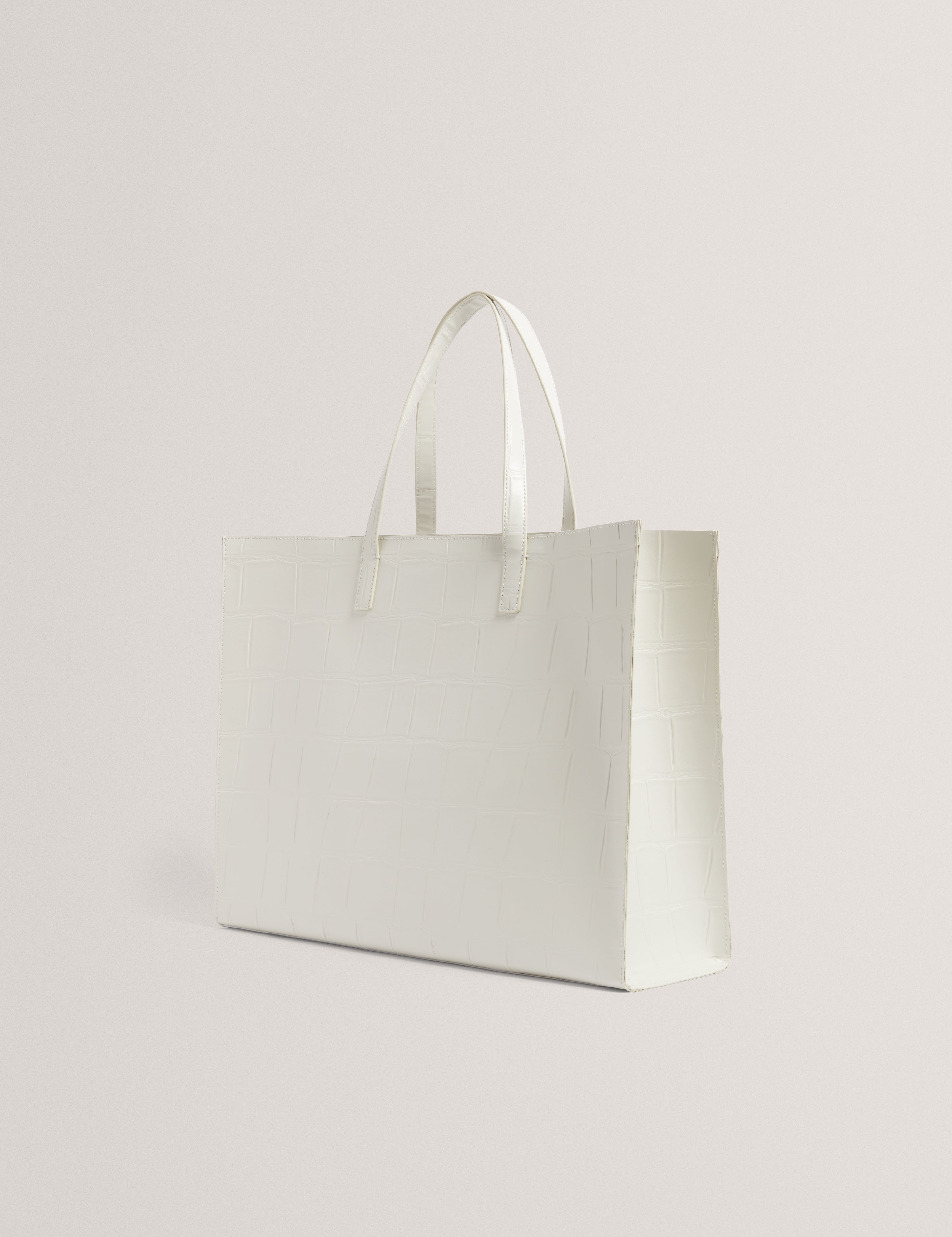 Croccel Croc Effect Medium Icon Ivory