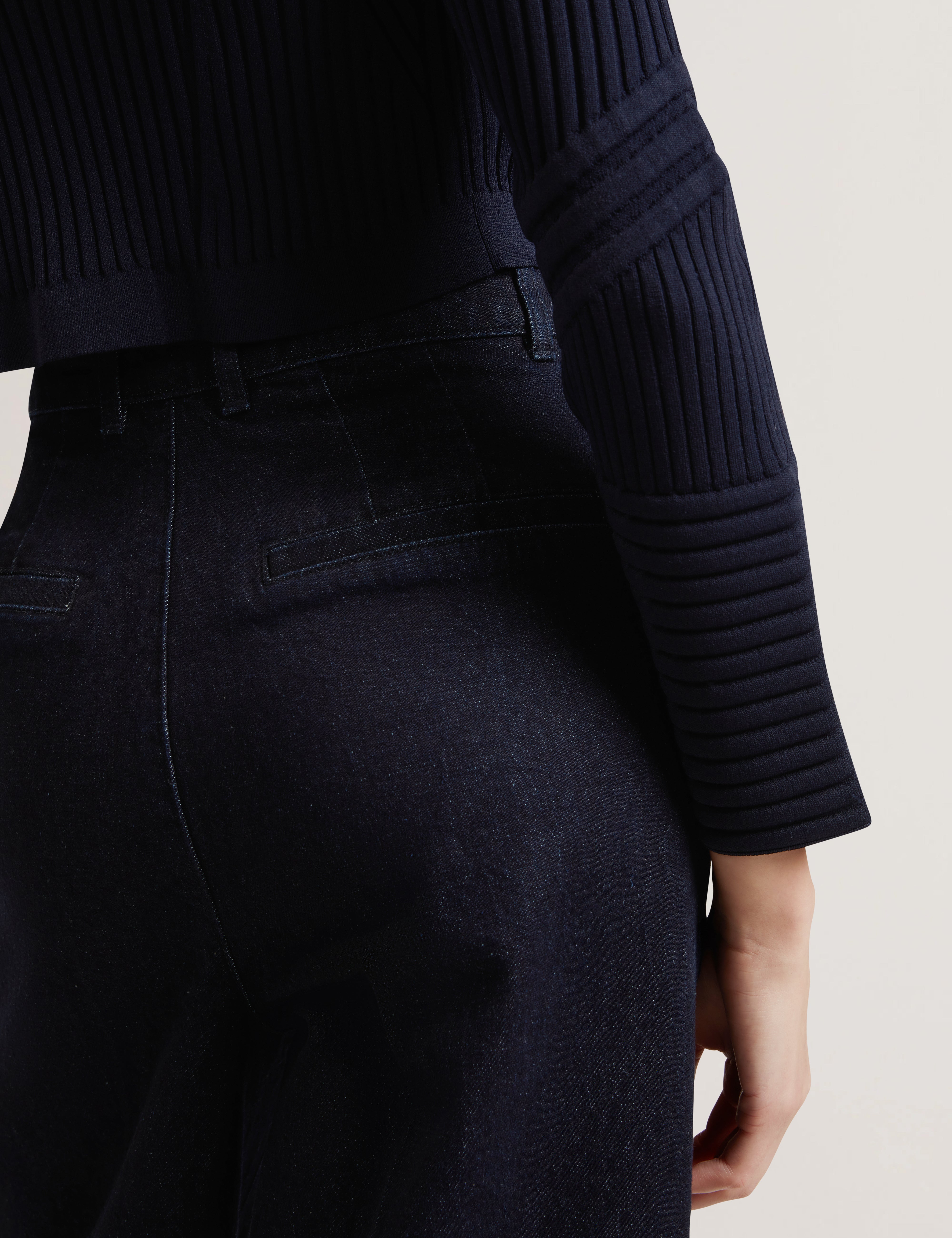 Eritha Wide Leg Jeans Rinse-Den