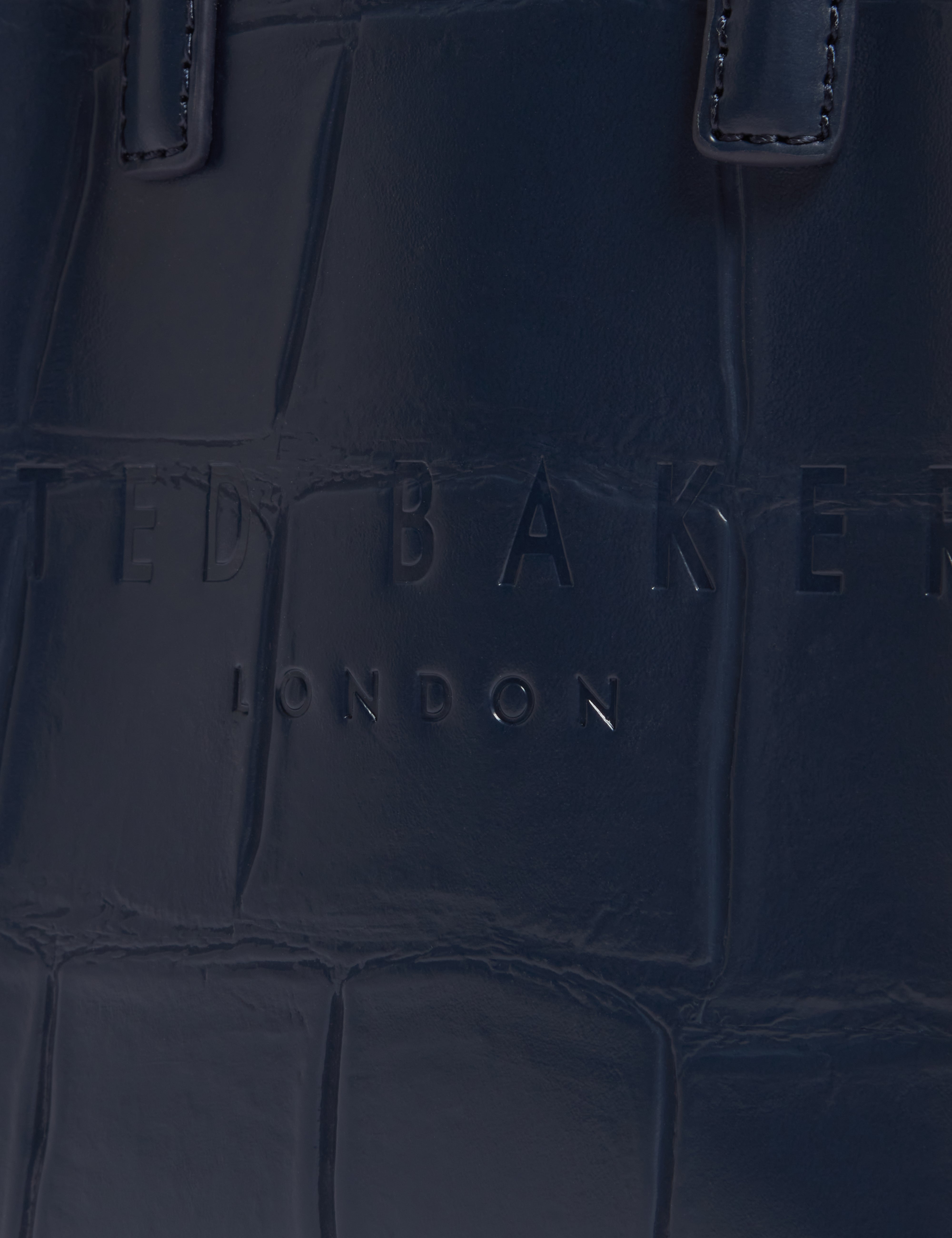 Gatocon Croc Effect Mini Icon Bag Navy