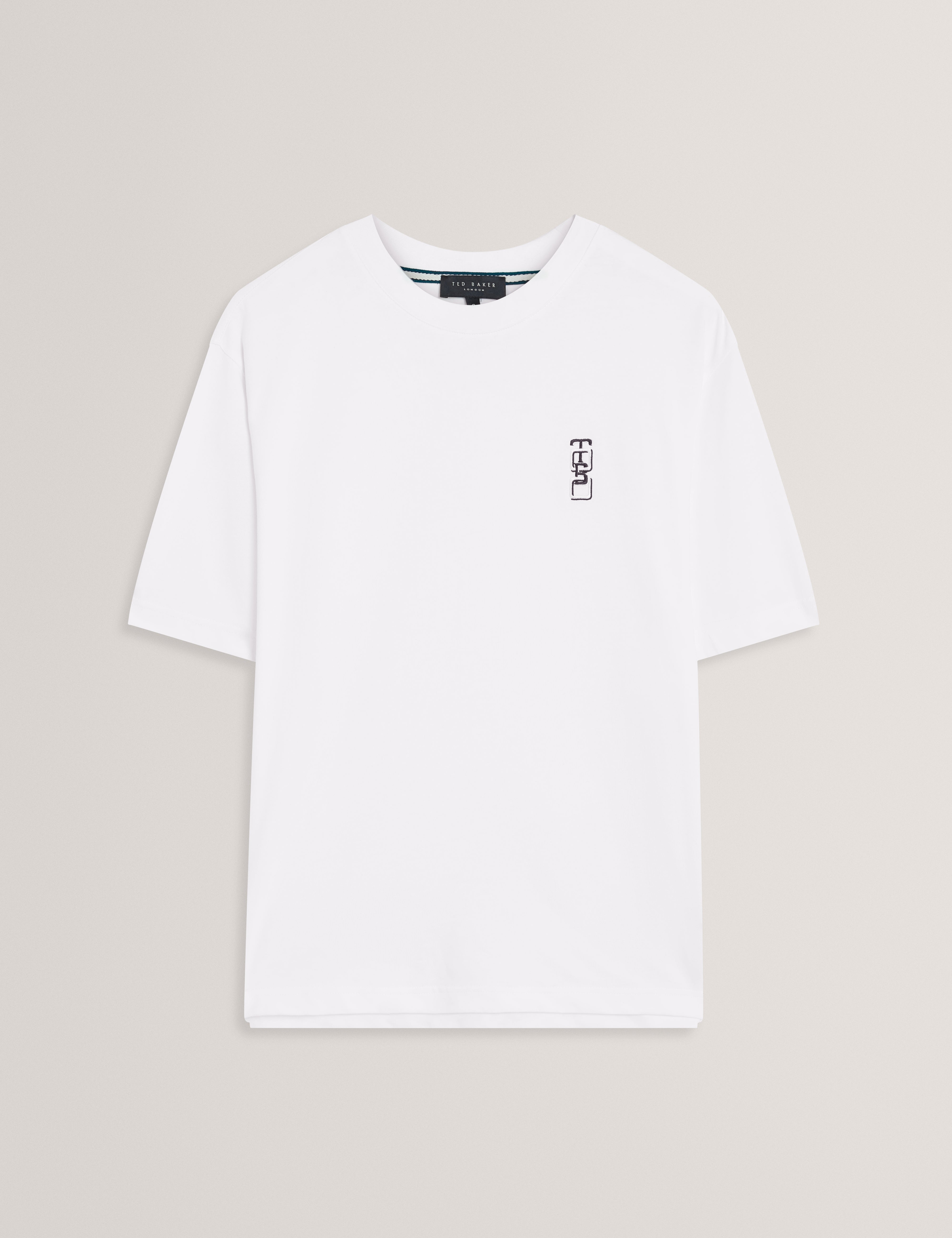 Kuyrt Short Sleeve Branded Tee White