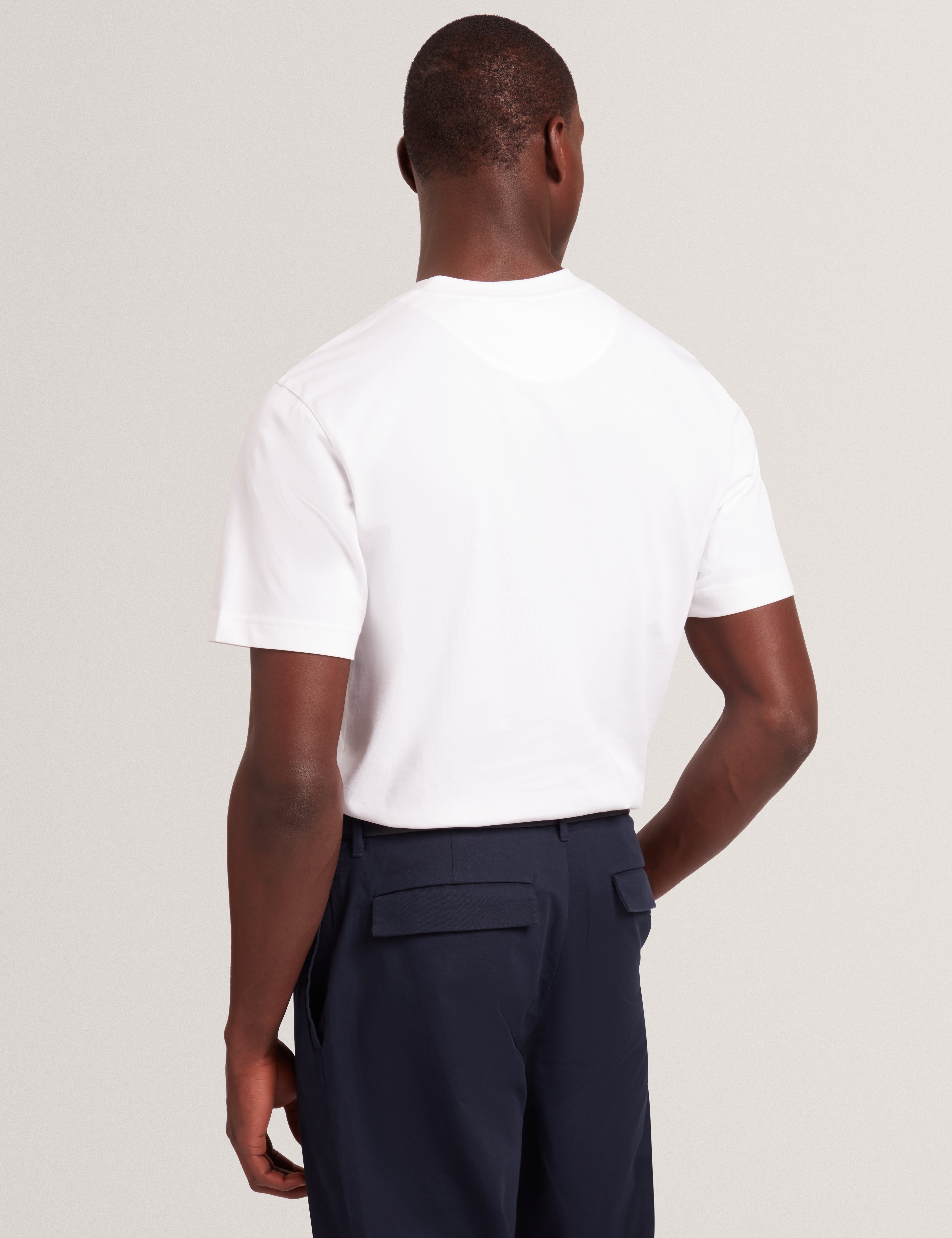 Kuyrt Short Sleeve Branded Tee White