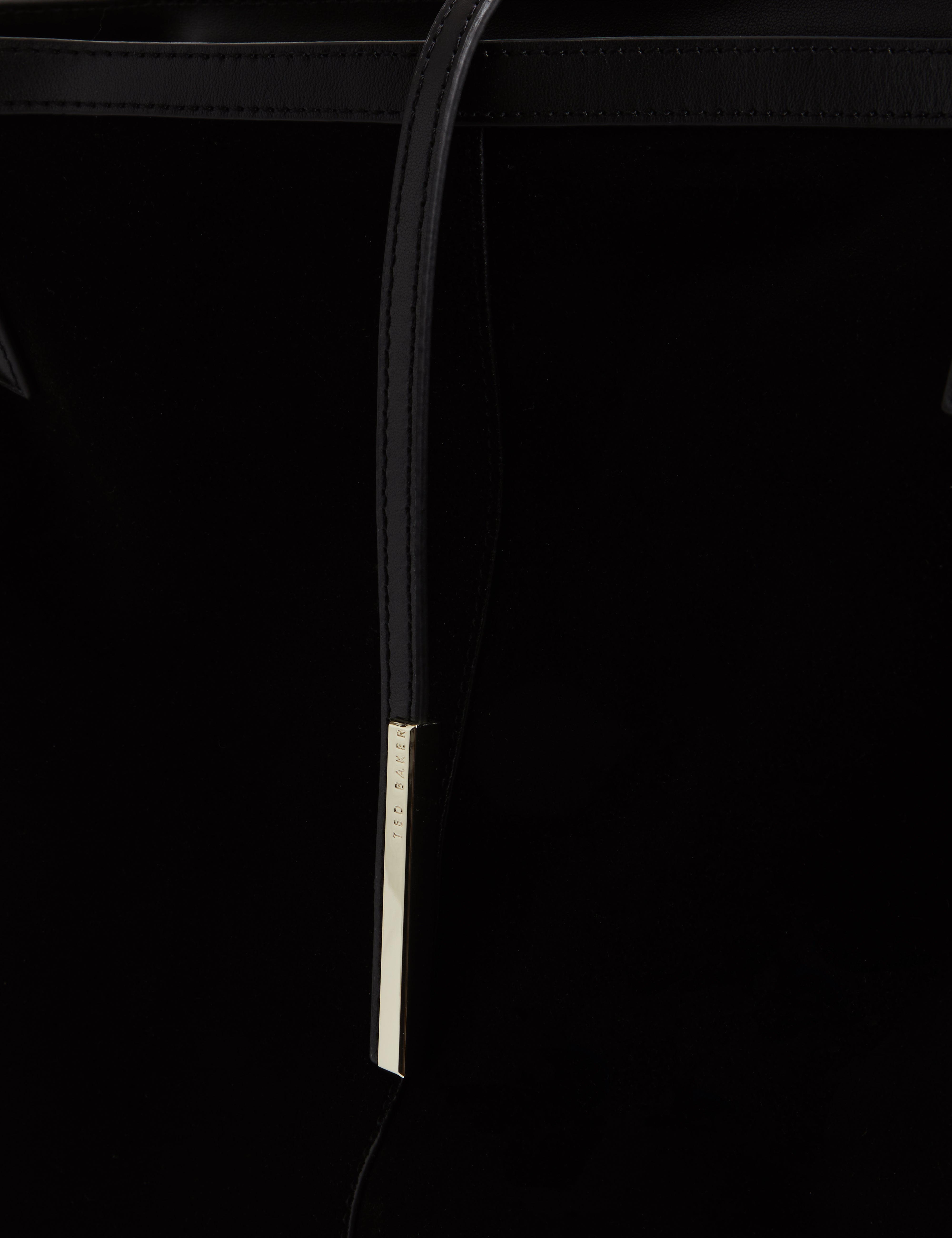 Sorraya Slouchy Oversized Suede Tote Bag Black