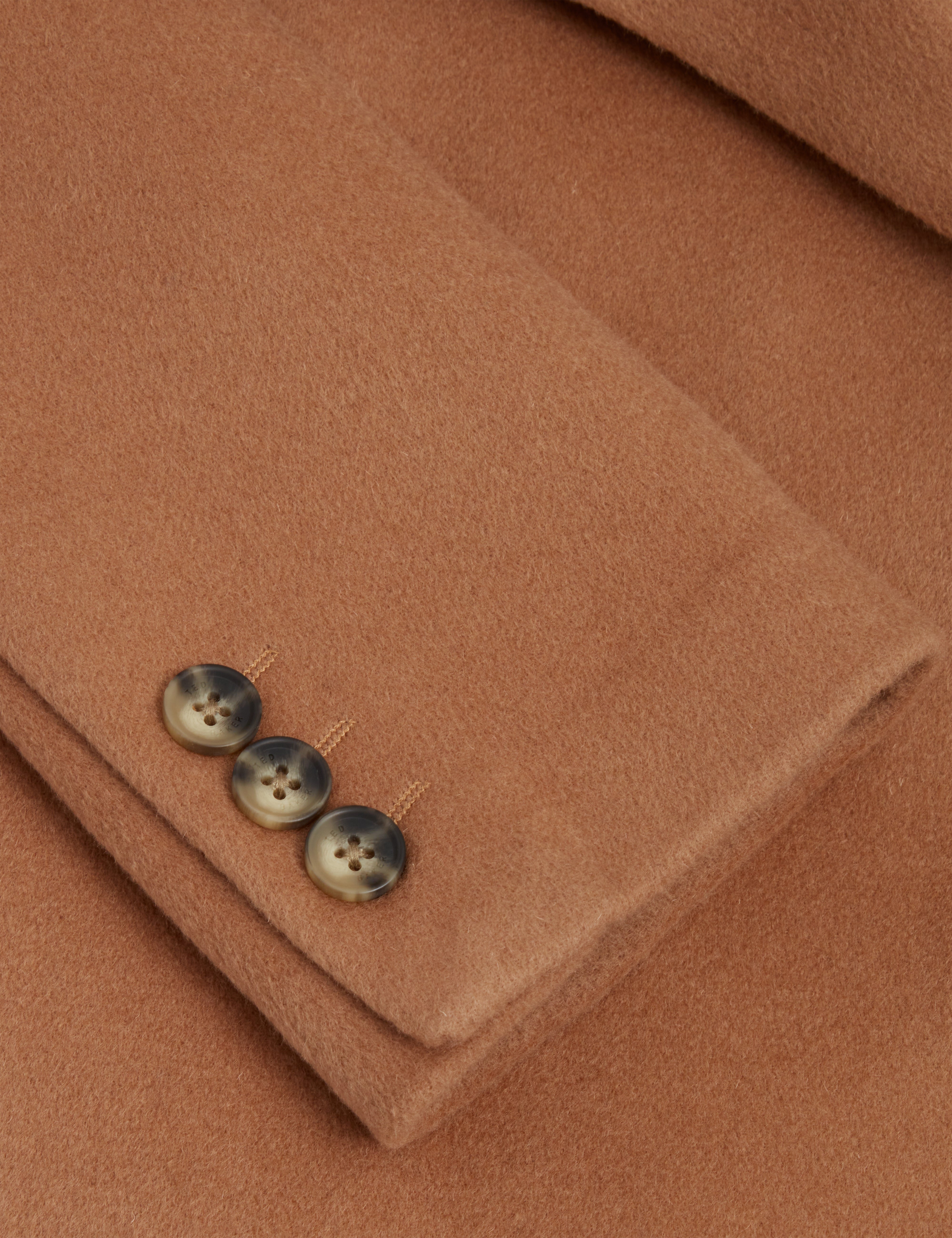 Alerton Slim Fit Wool Blend City Overcoat Tan