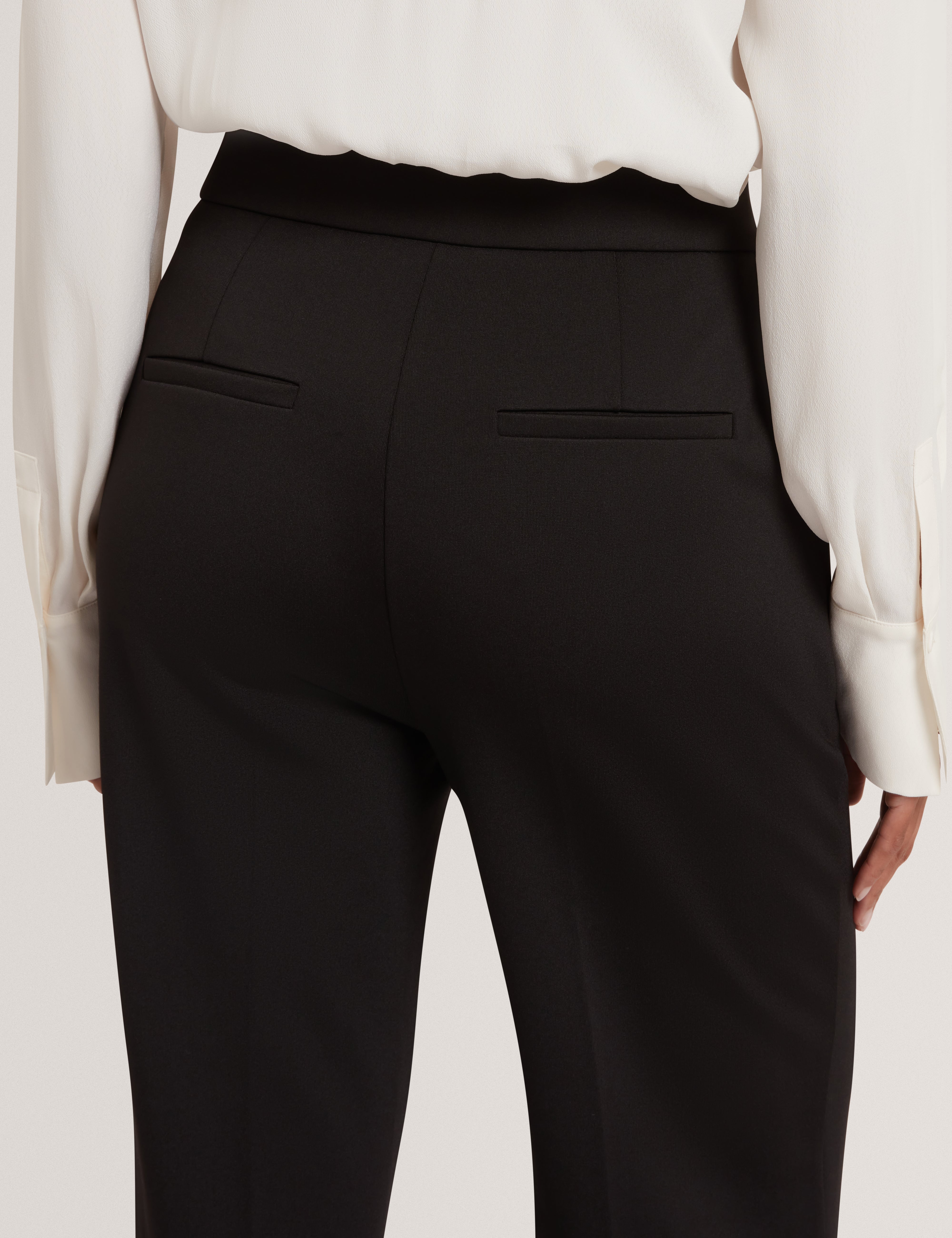 Indriv High Waisted Flare Trouser Black
