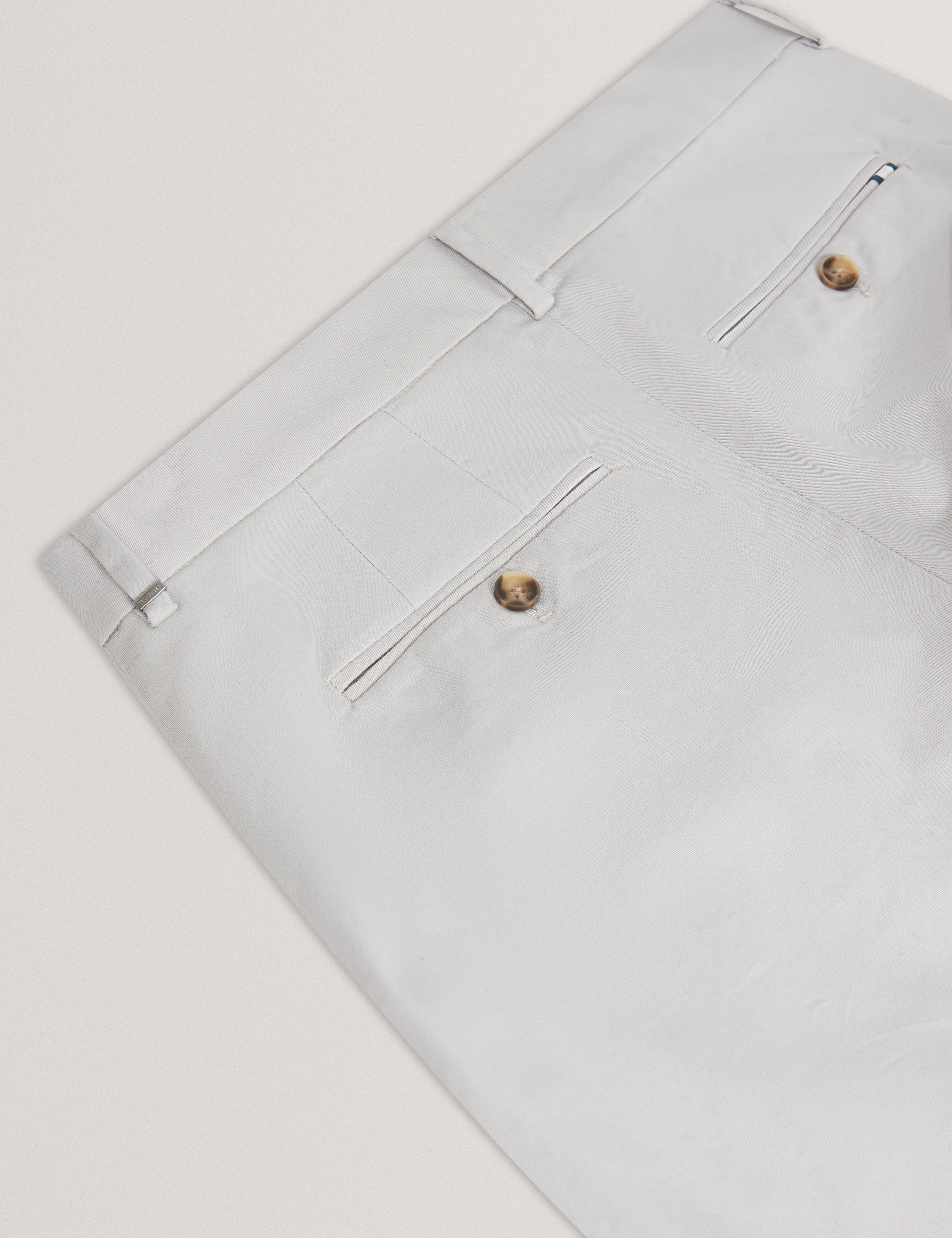 Howeton Slim Stretch Chino Lt-Grey
