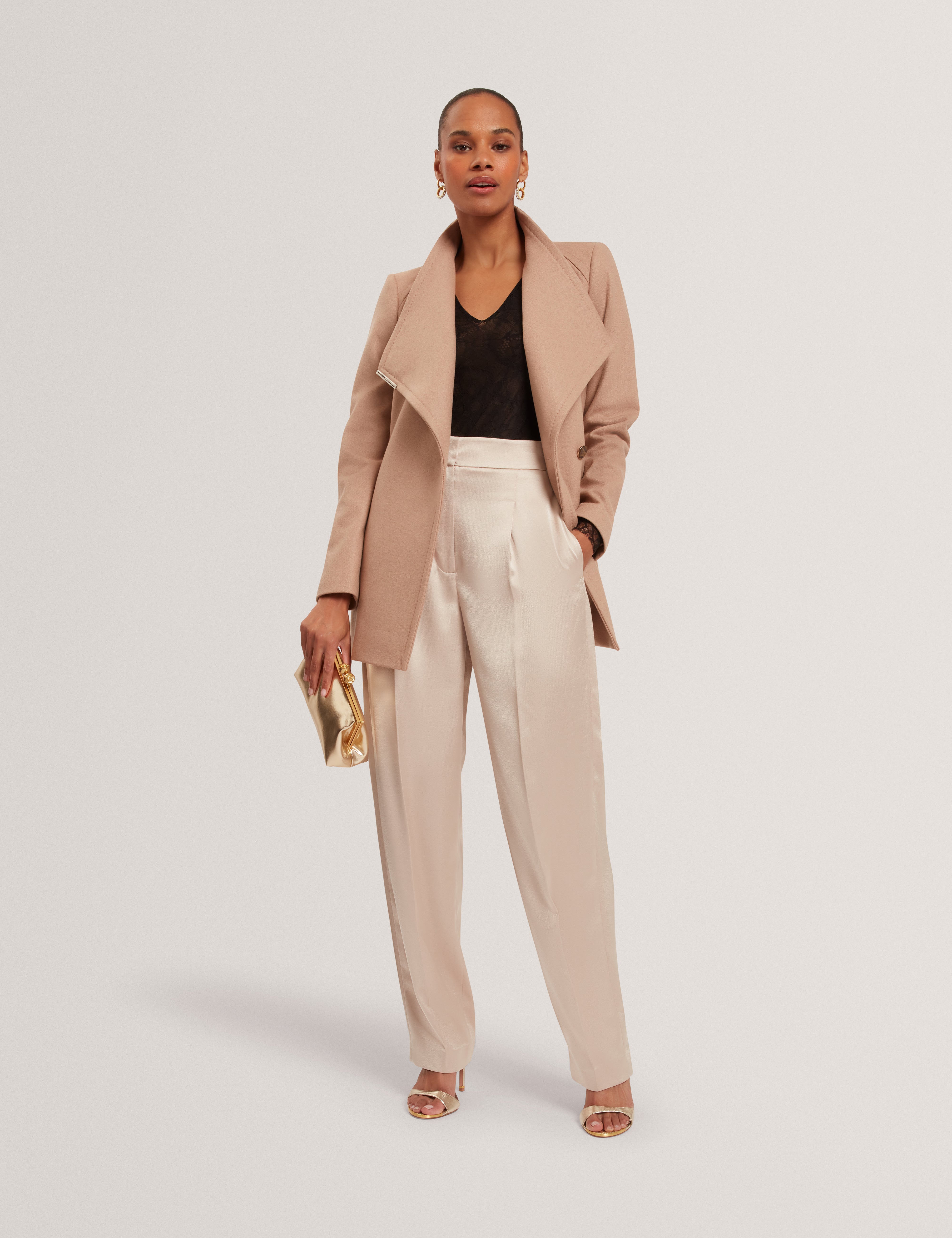 Chiira Barrel Leg Trouser Natural