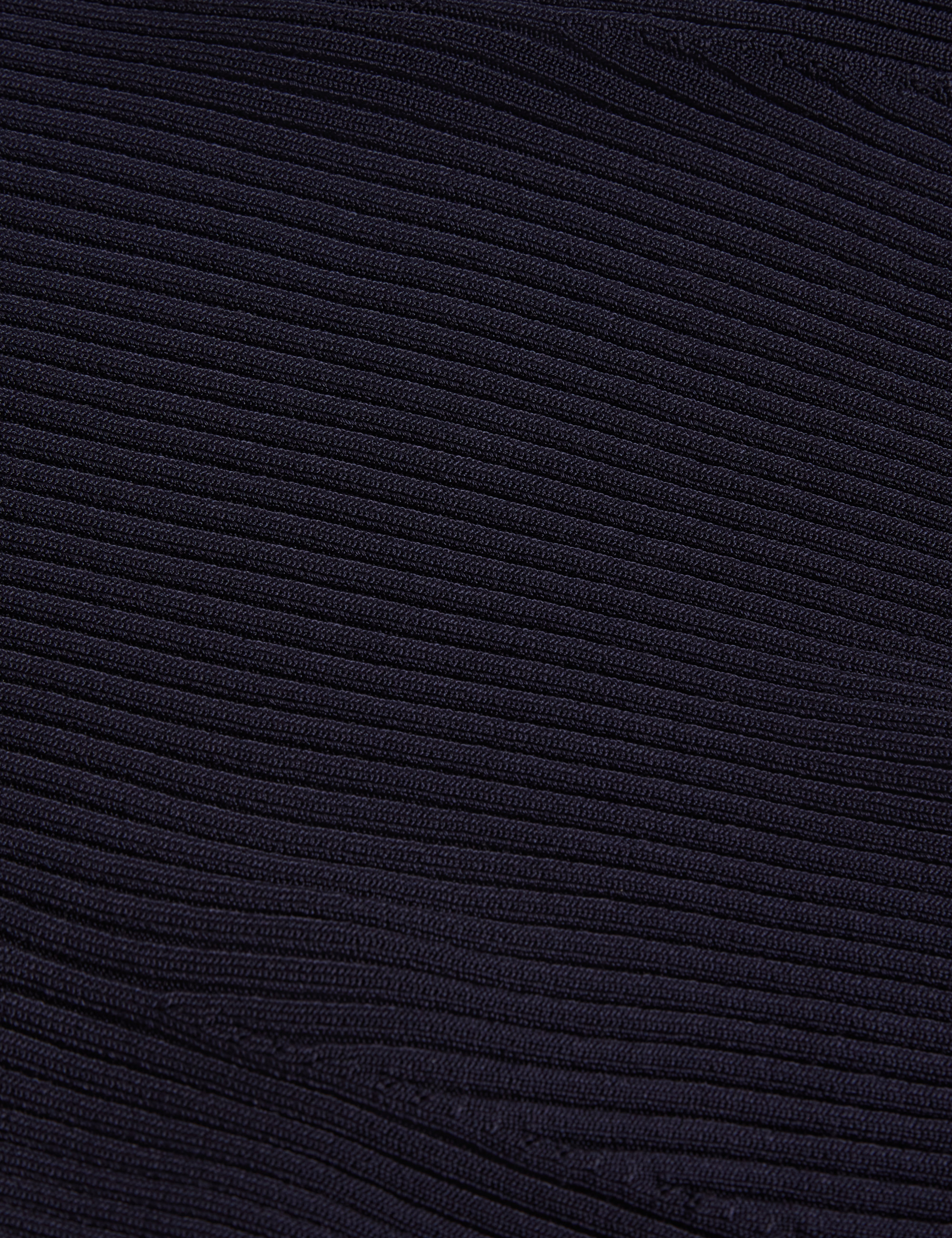 Eljoan Fitted Knitted Long Sleeve Top Navy