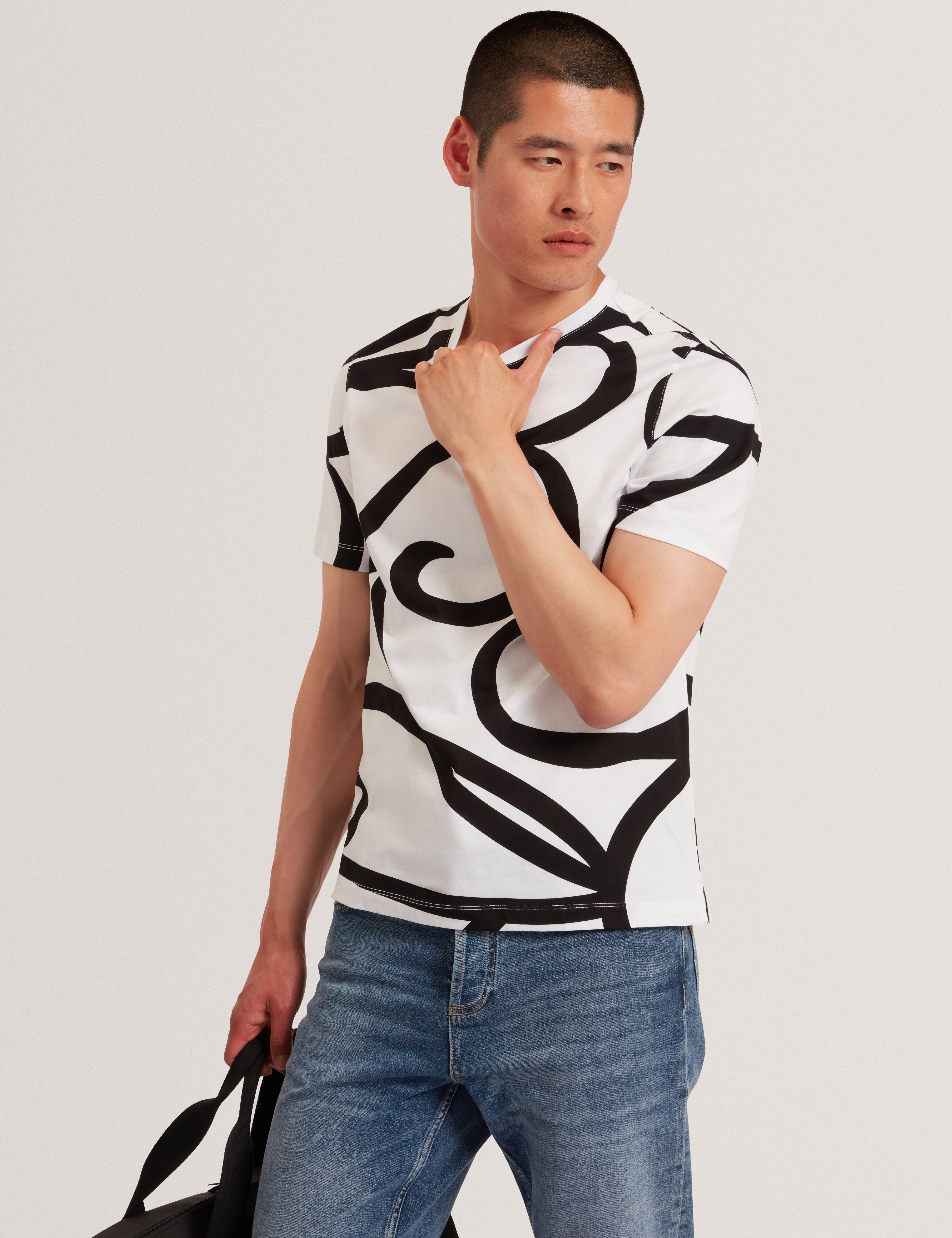 Armos Ss Tb Script T-Shirt White