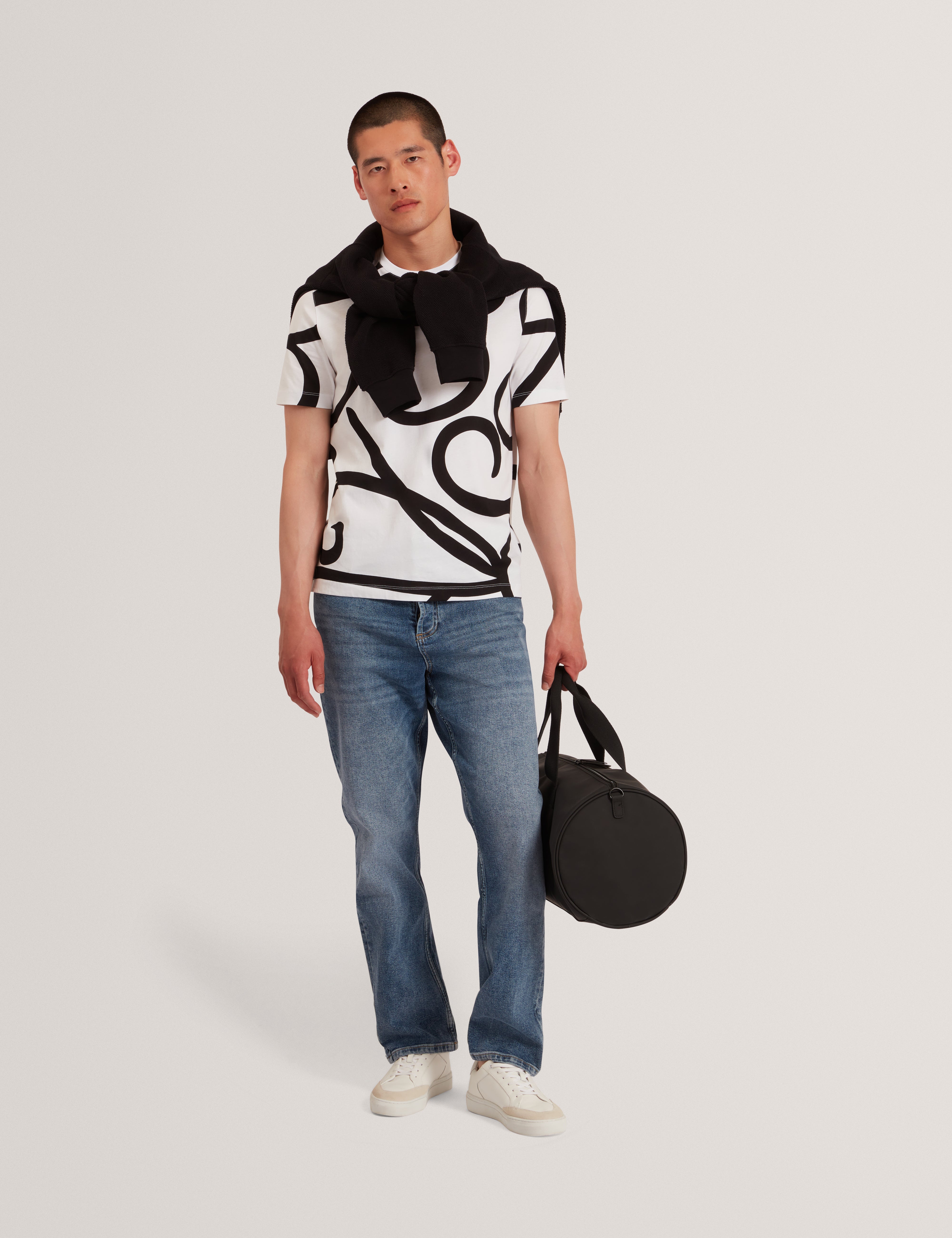 Armos Ss Tb Script T-Shirt White