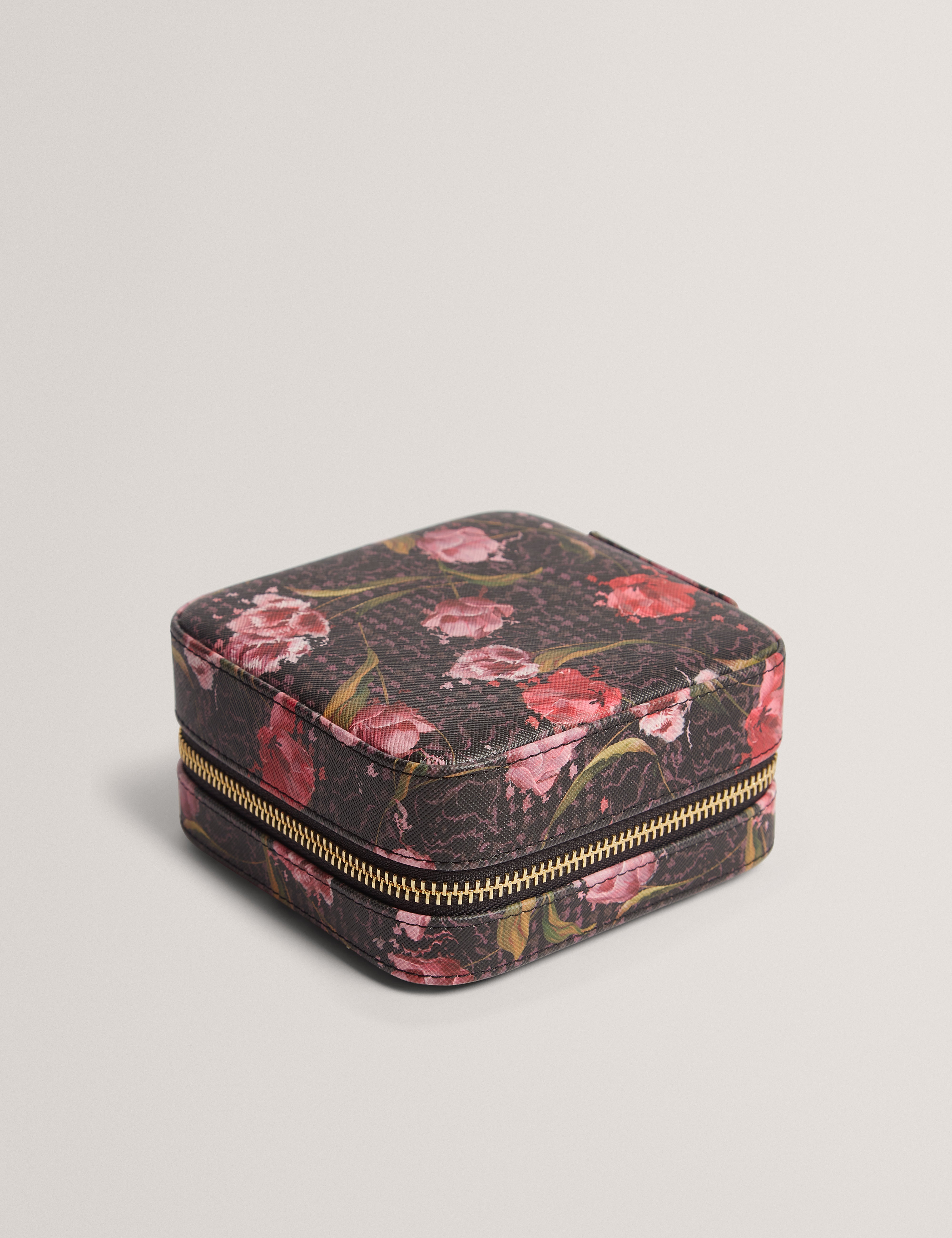 Tulsaa Printed Medium Jewellery Case Black
