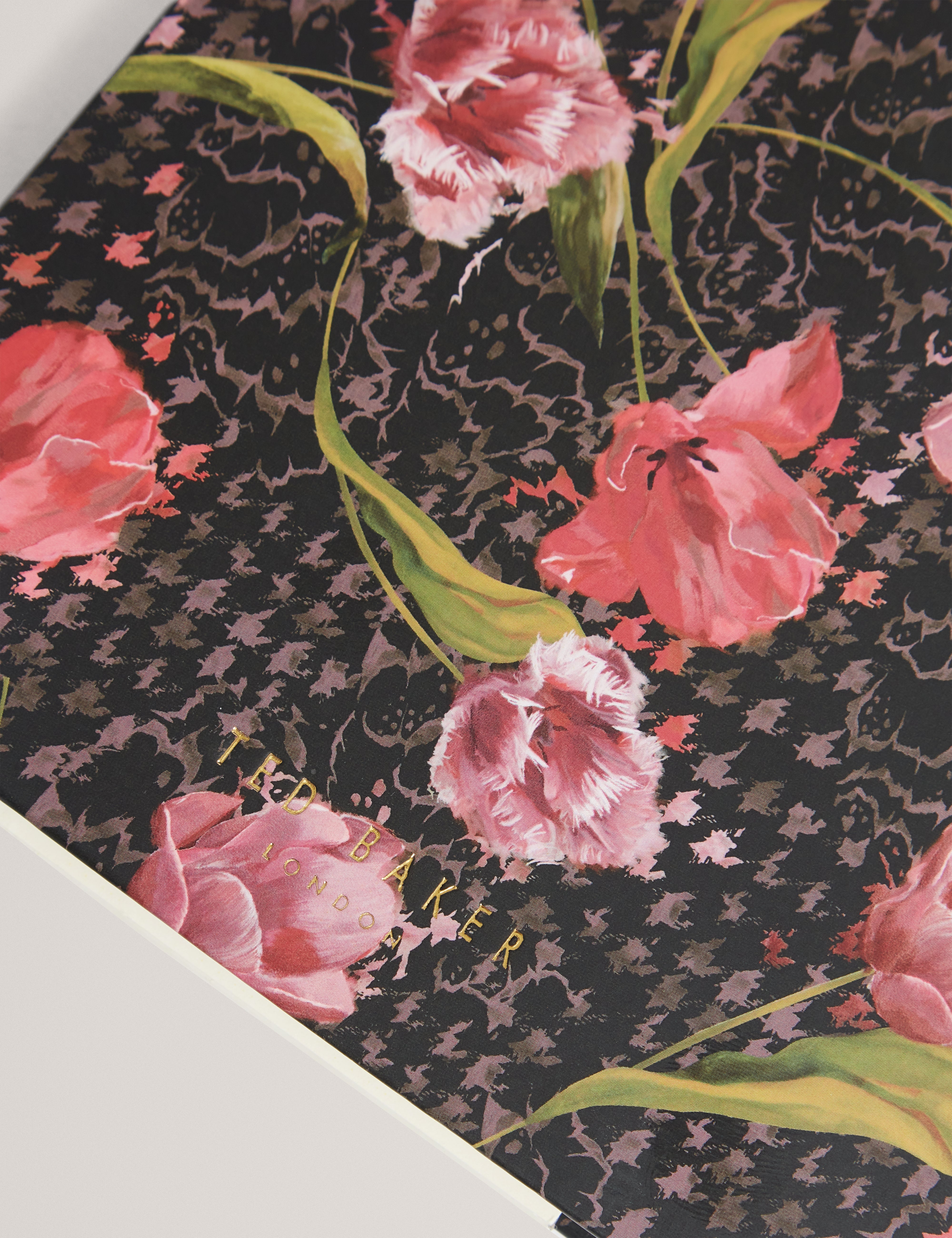 Tullie Printed A5 Notebook Black