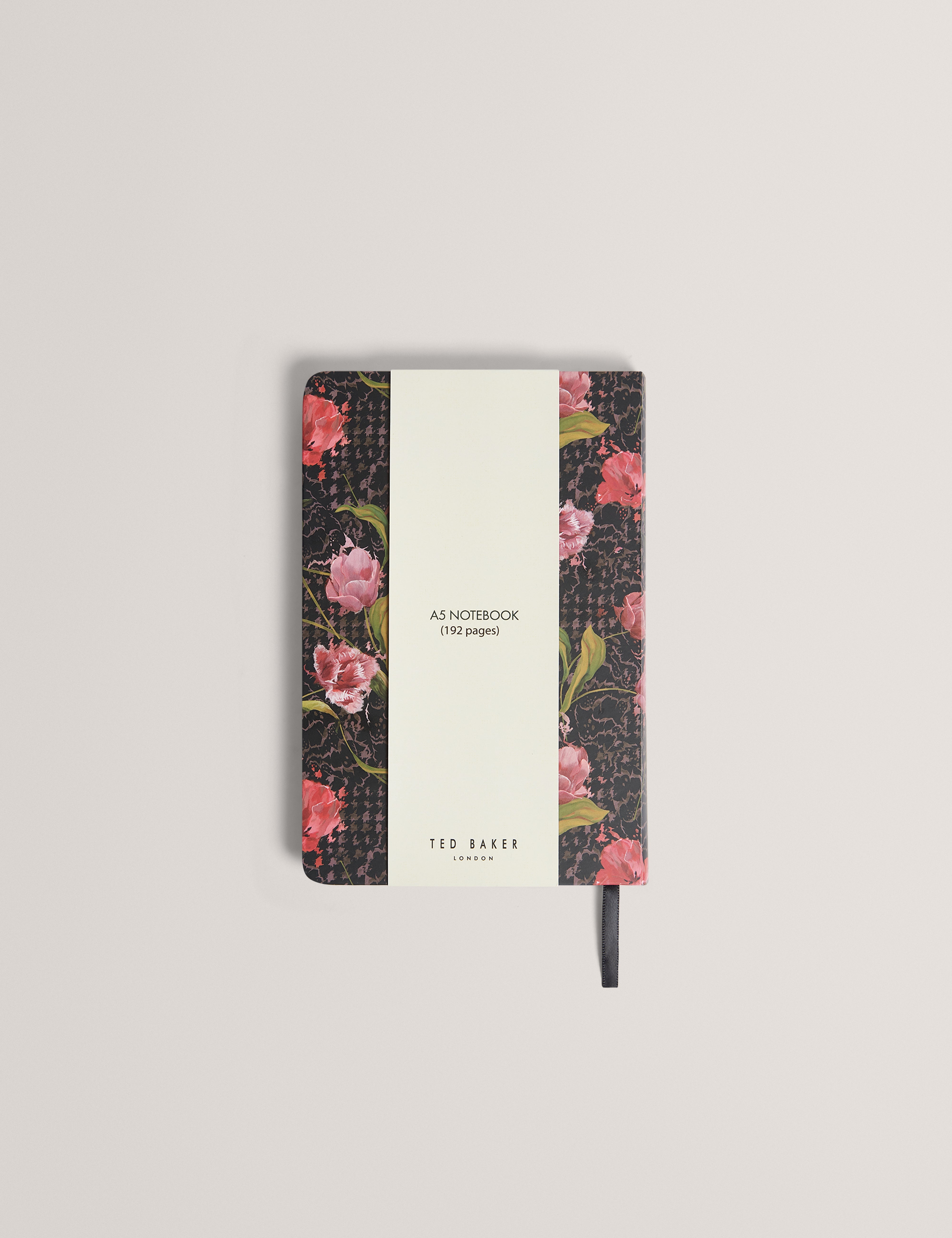 Tullie Printed A5 Notebook Black