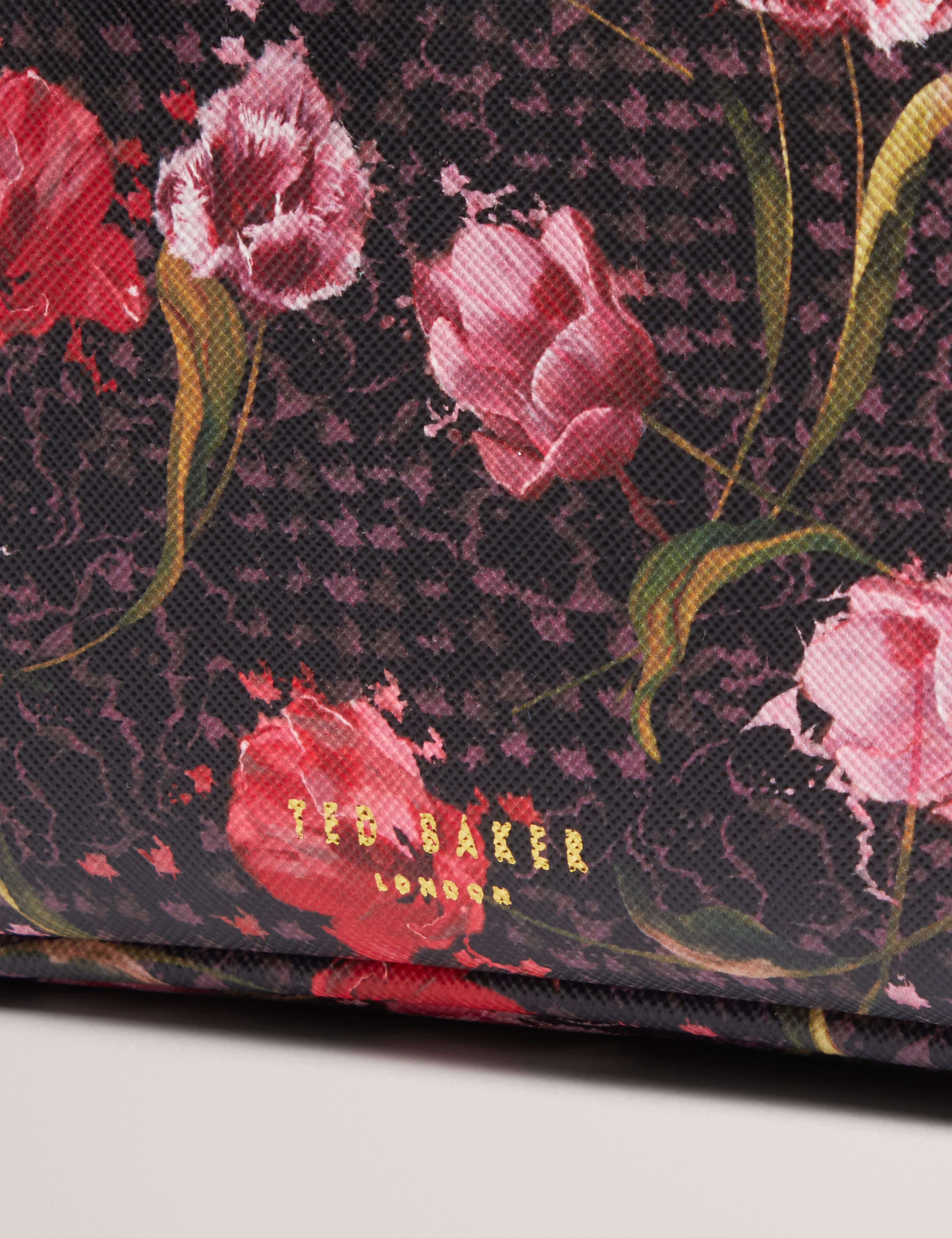 Tulby Printed Large Makeup Bag Black