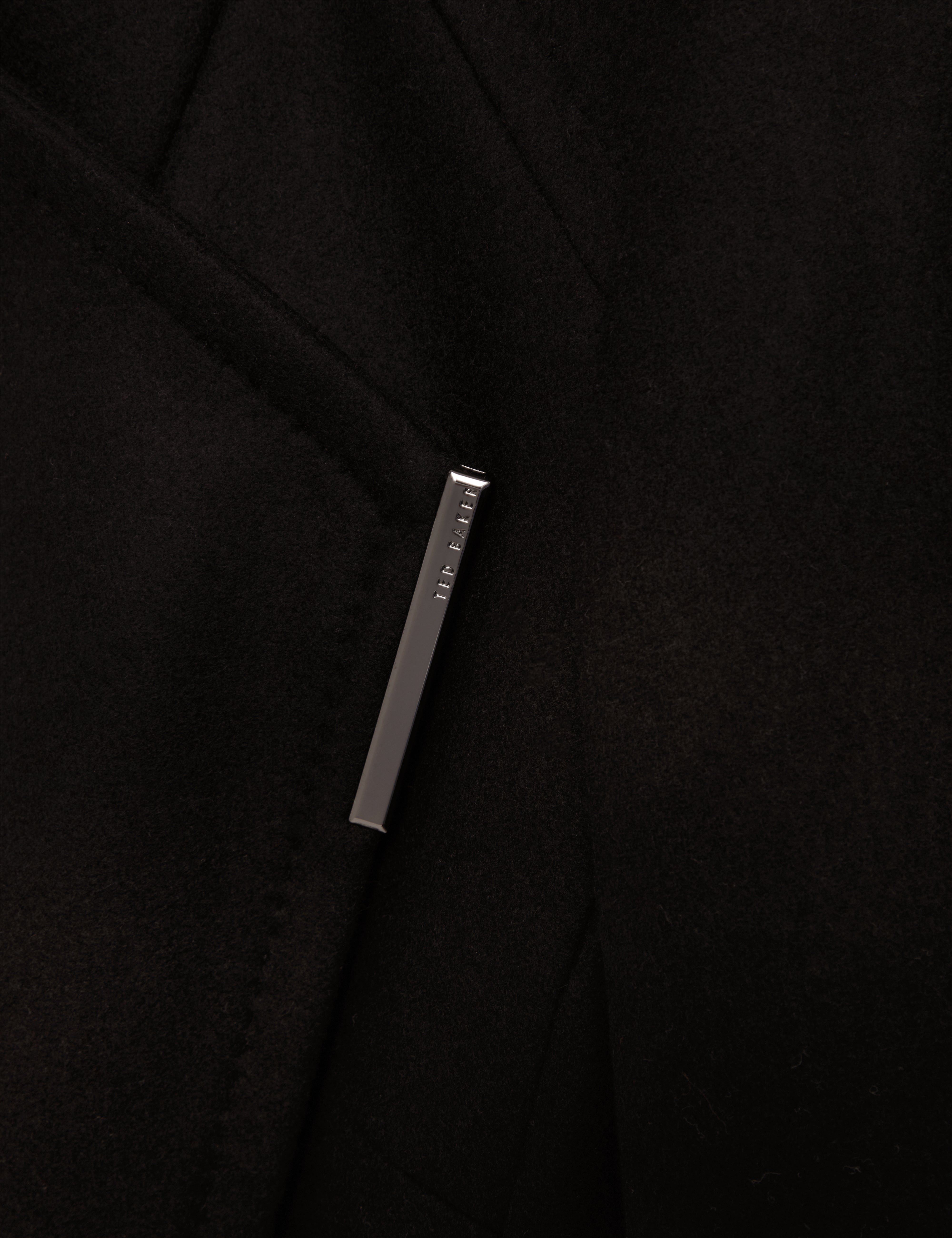 Rosecee Wool Wrap Jacket Black