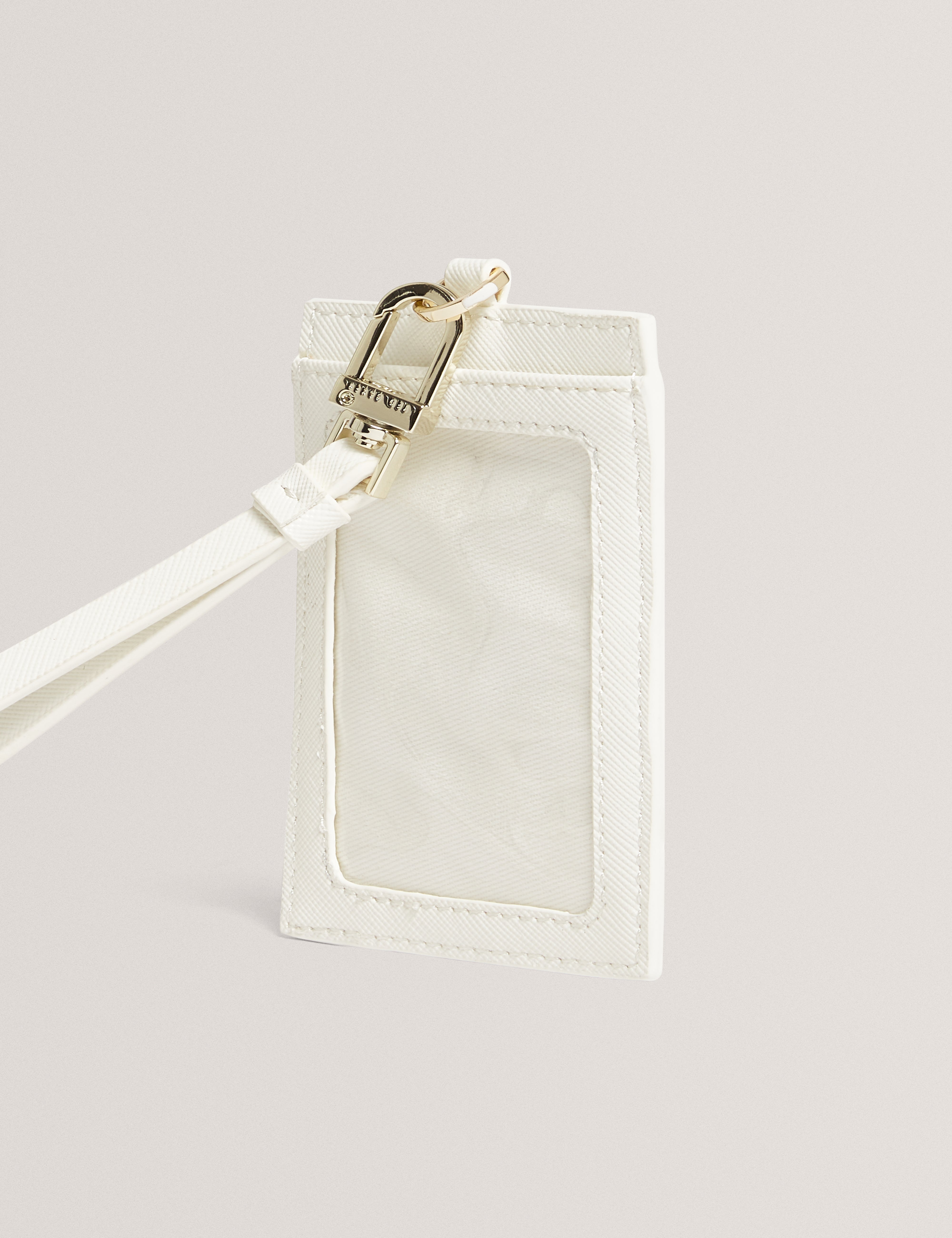 Halii Petal Printed Card Holder Lanyard White