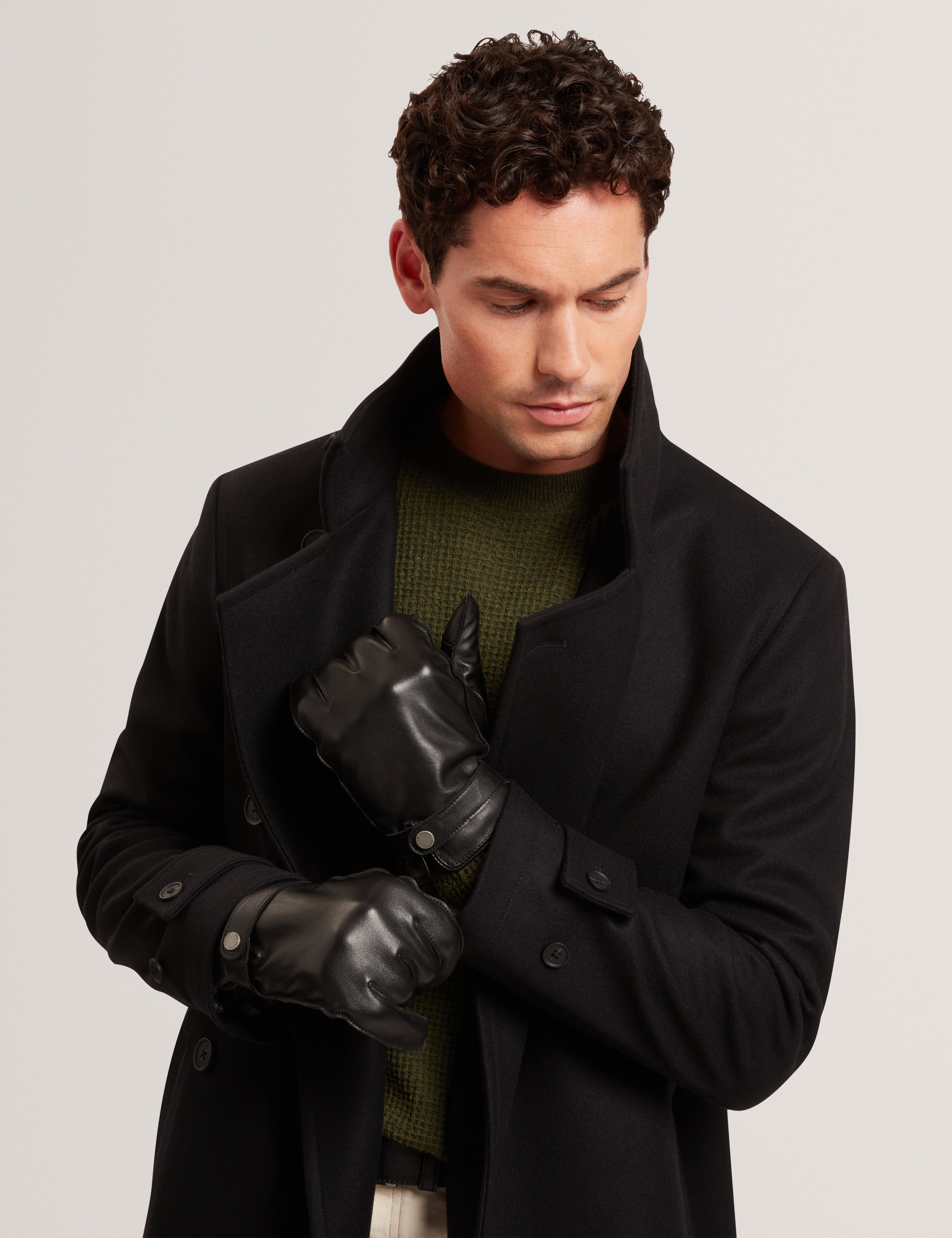 Alexxs Leather Gloves Black