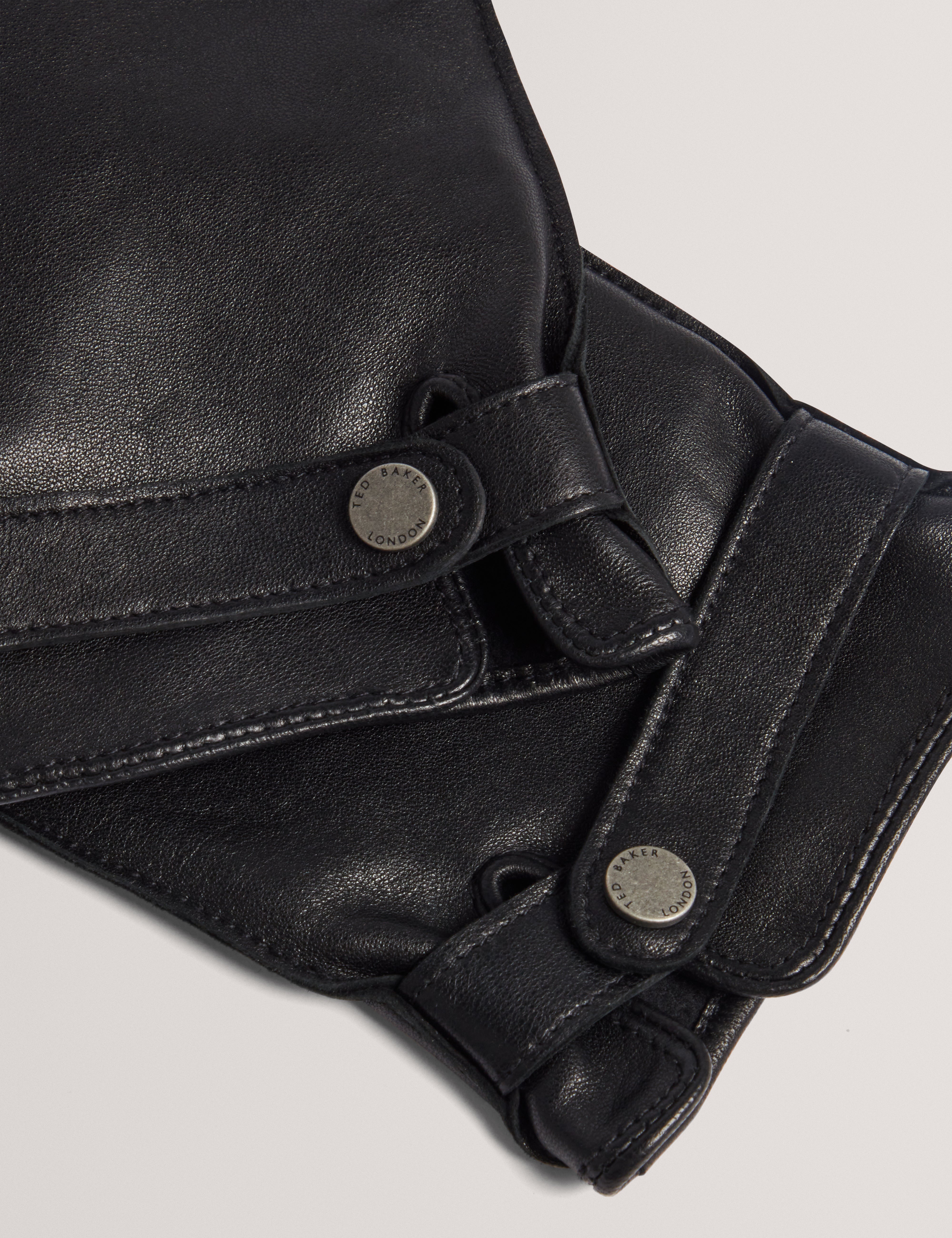 Alexxs Leather Gloves Black