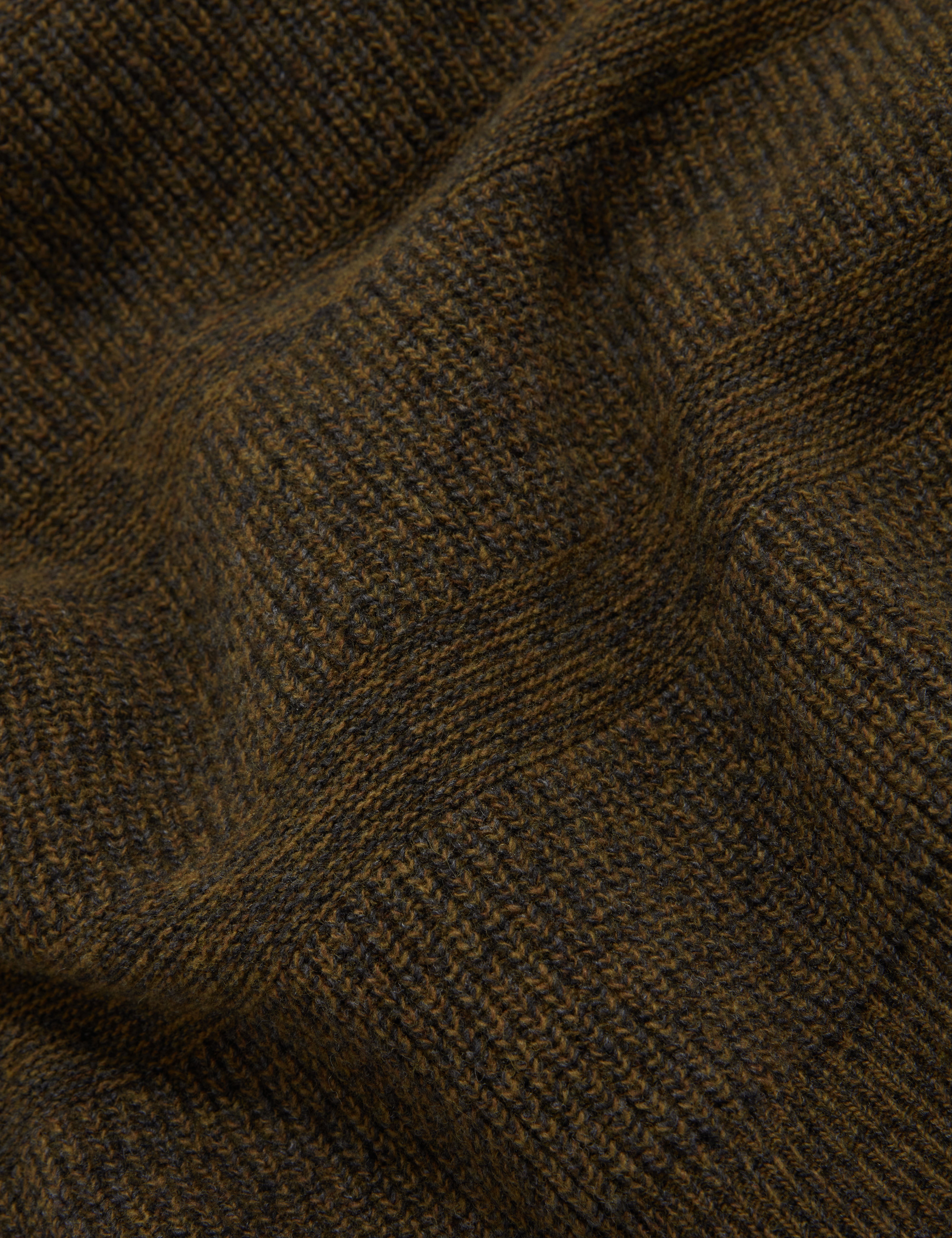 Mavik Short Sleeve Twist Stith Detail Polo Brown-Tan