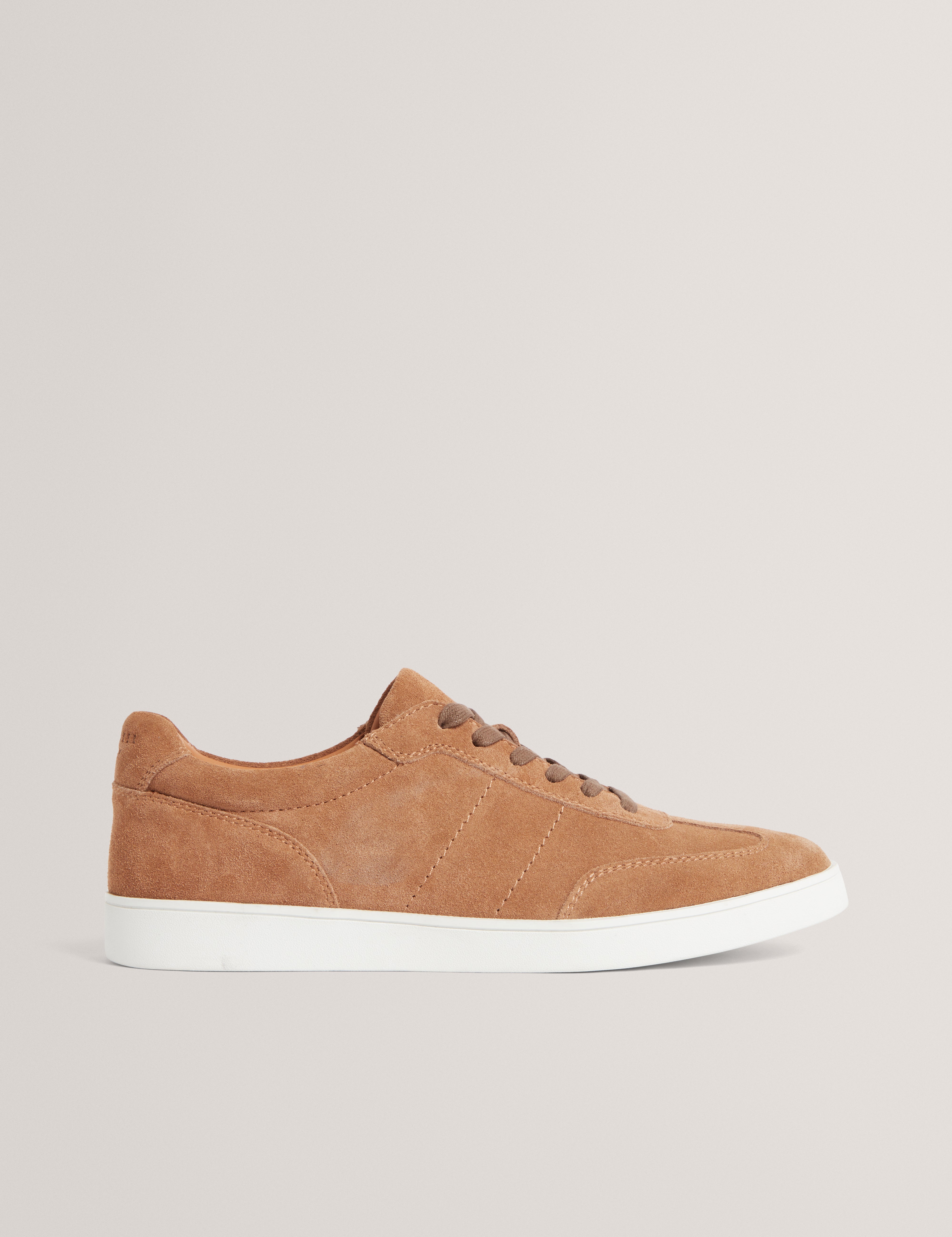 Doltons Suede Trainer Tan