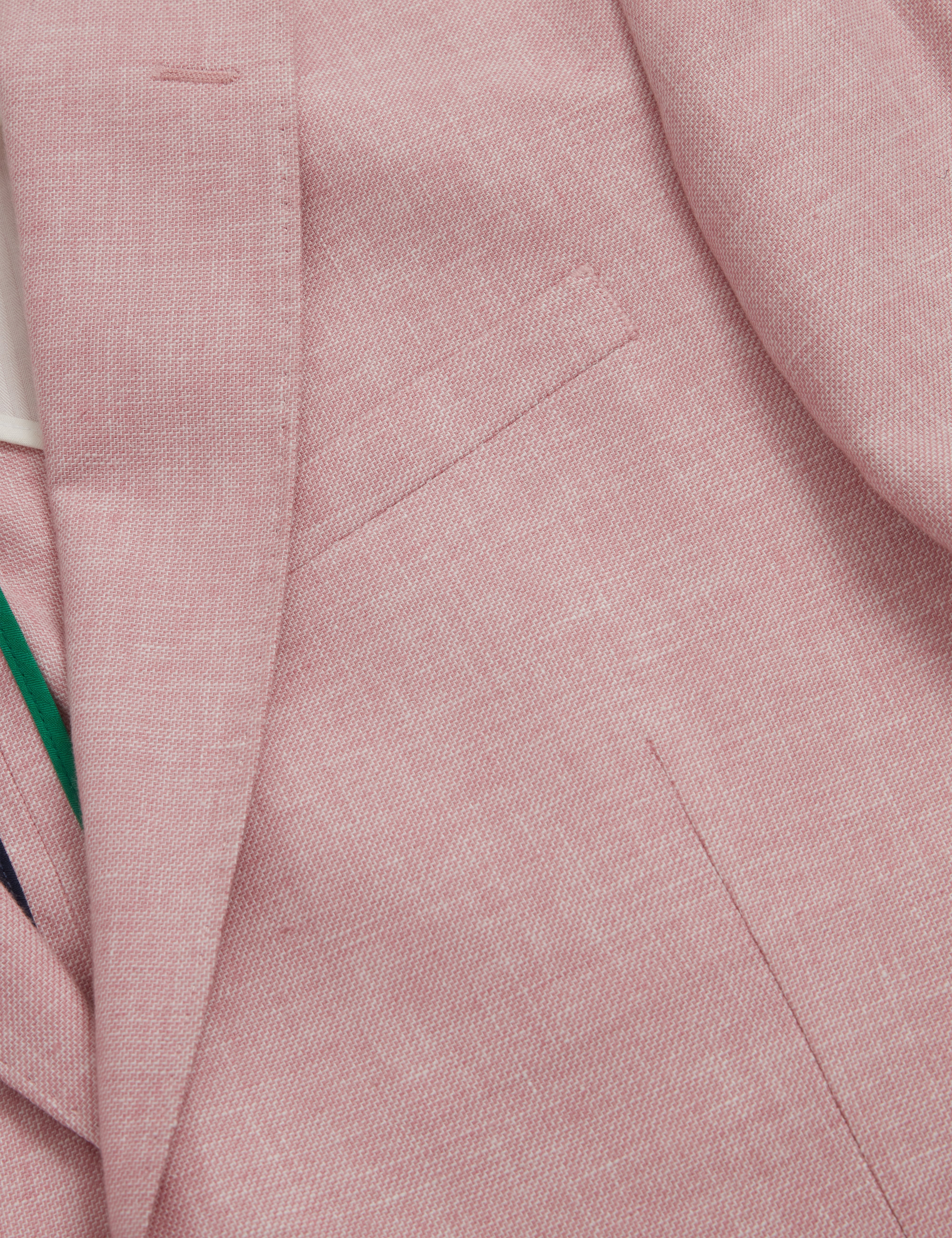 Givranj Slim Fit Linen Blend Jacket Lt-Pink