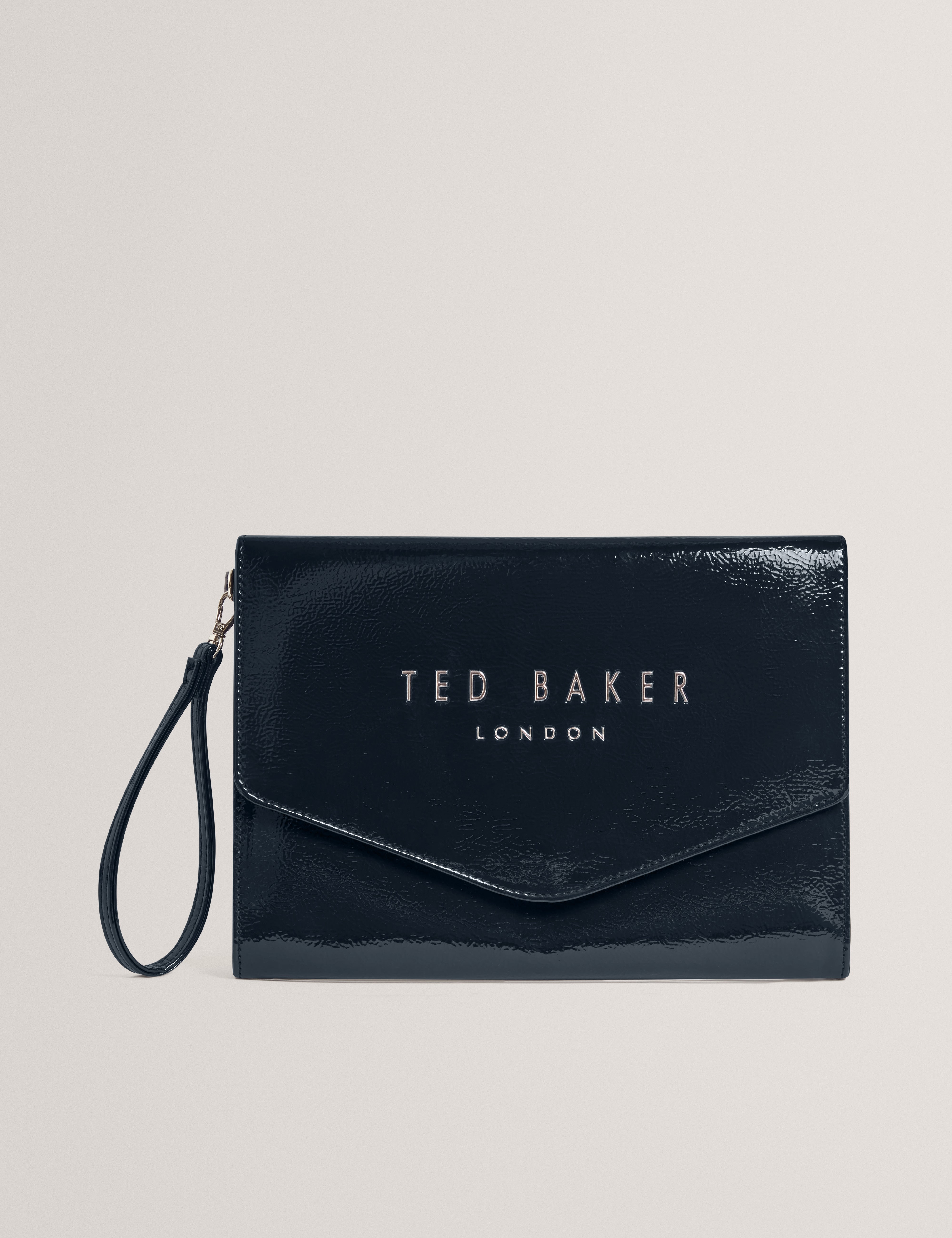 Caelyn Crinkle Icon Pouch Navy