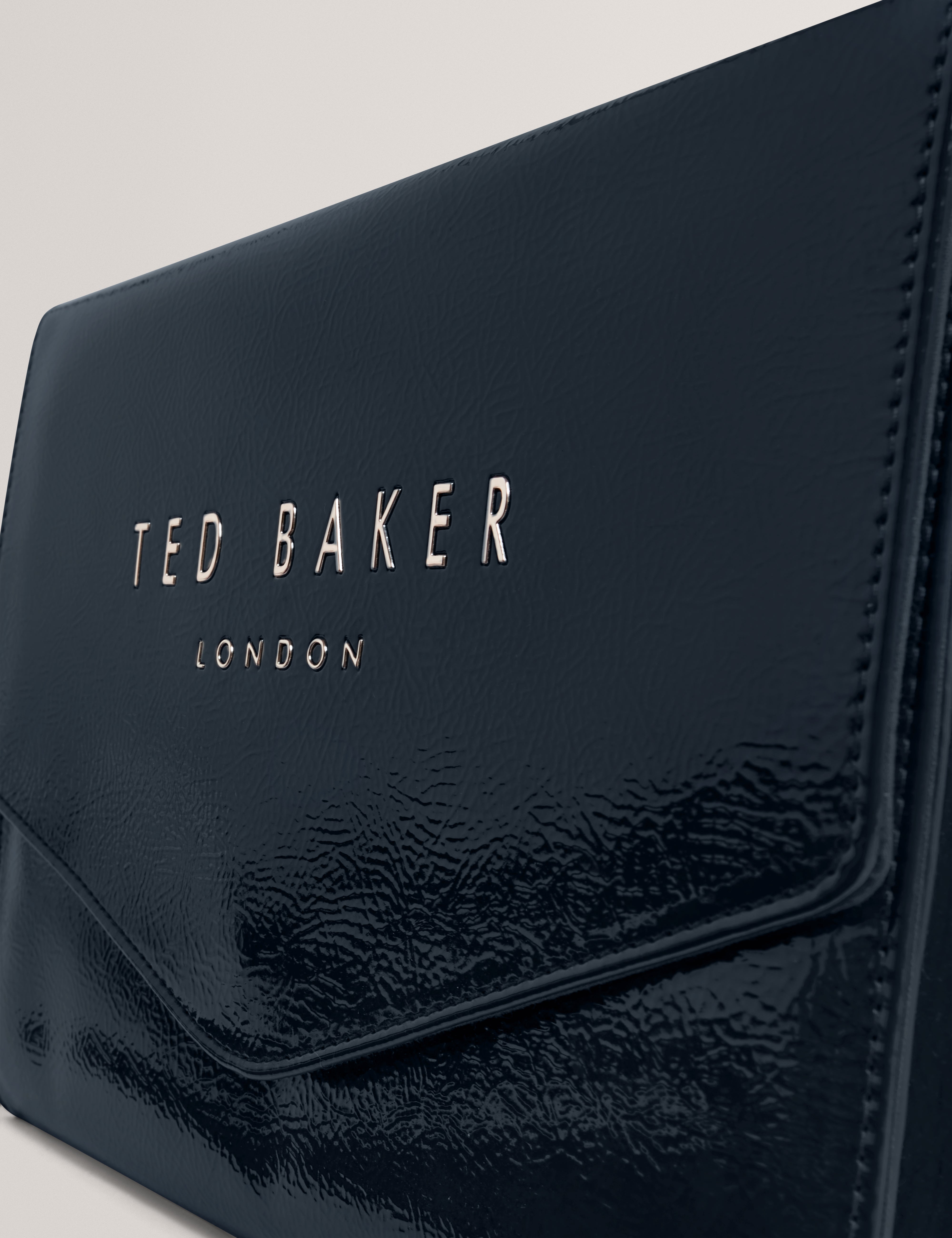 Caelyn Crinkle Icon Pouch Navy