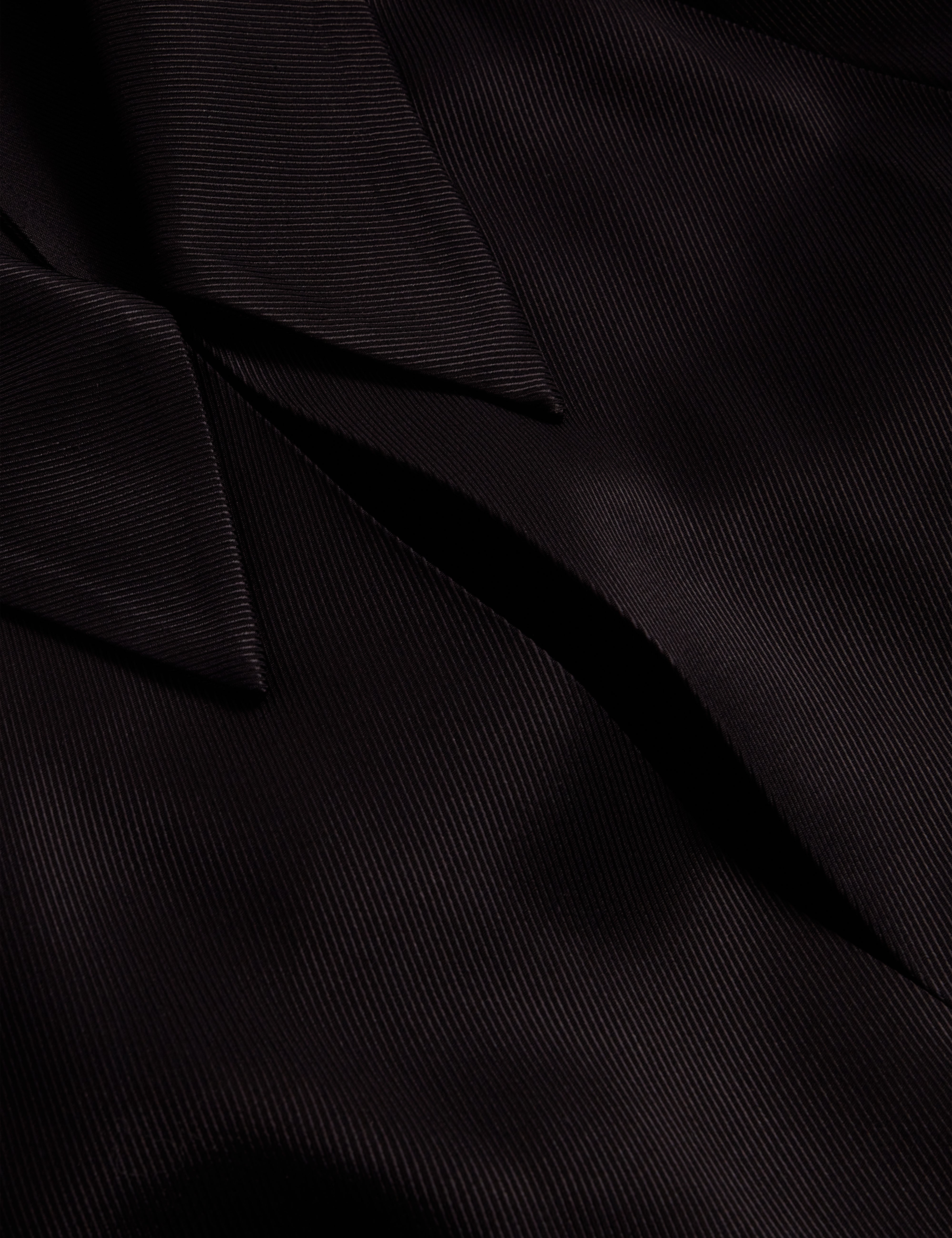 Anaria Tie Detail Short Sleeve Shirt Black