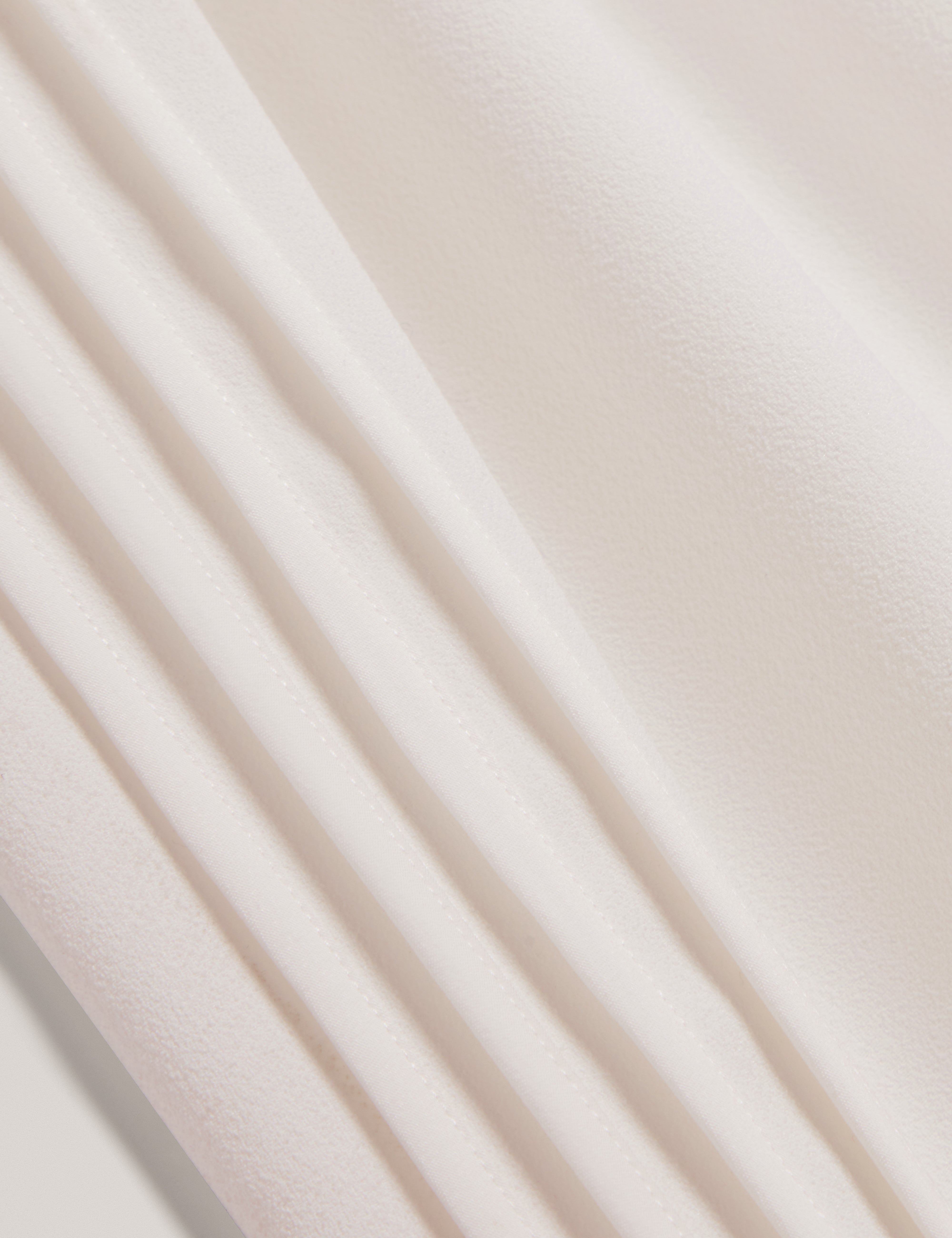 Marmia Sleeveless Top With Piping Detail Ivory