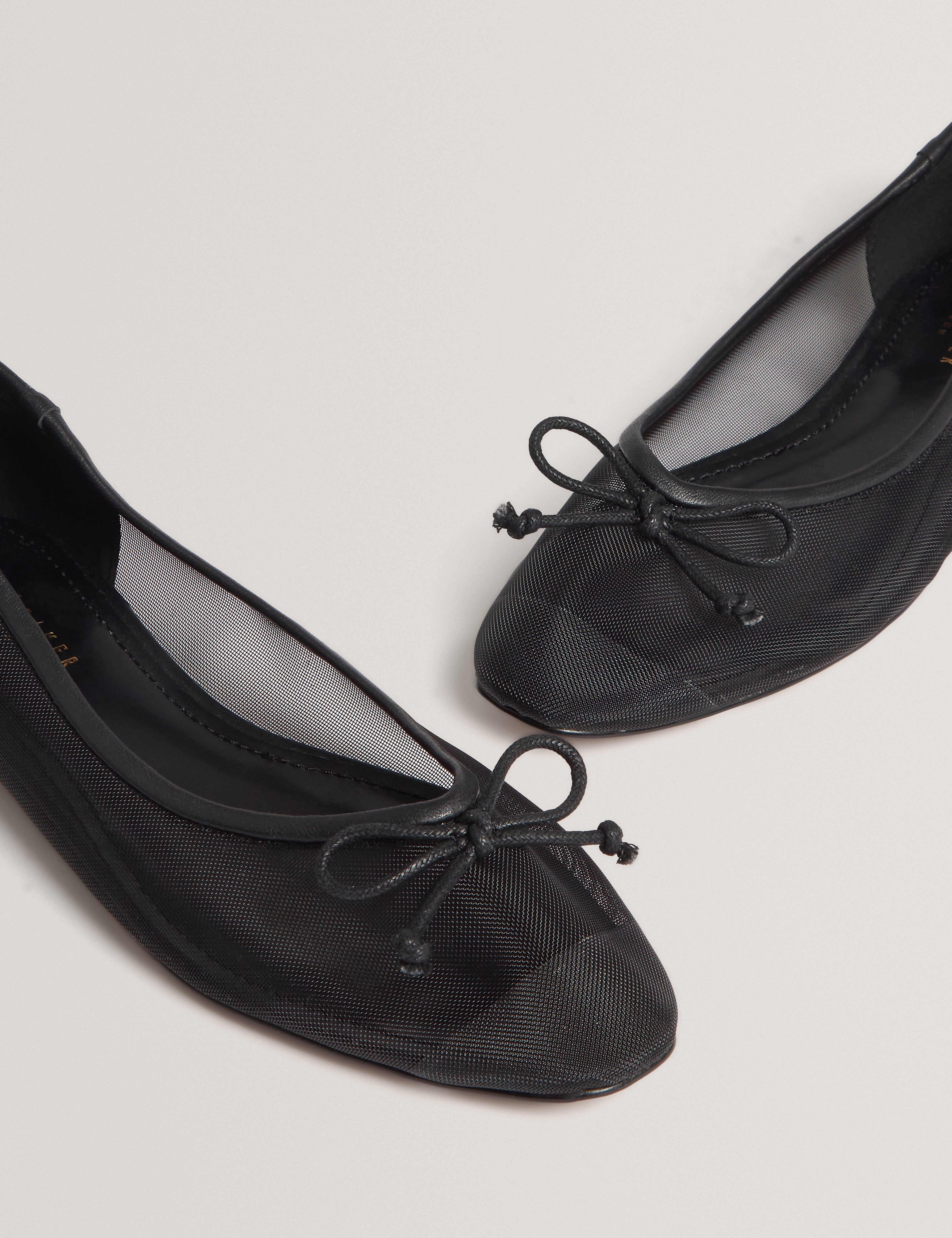 Merrisa Mesh Ballet Flat Black