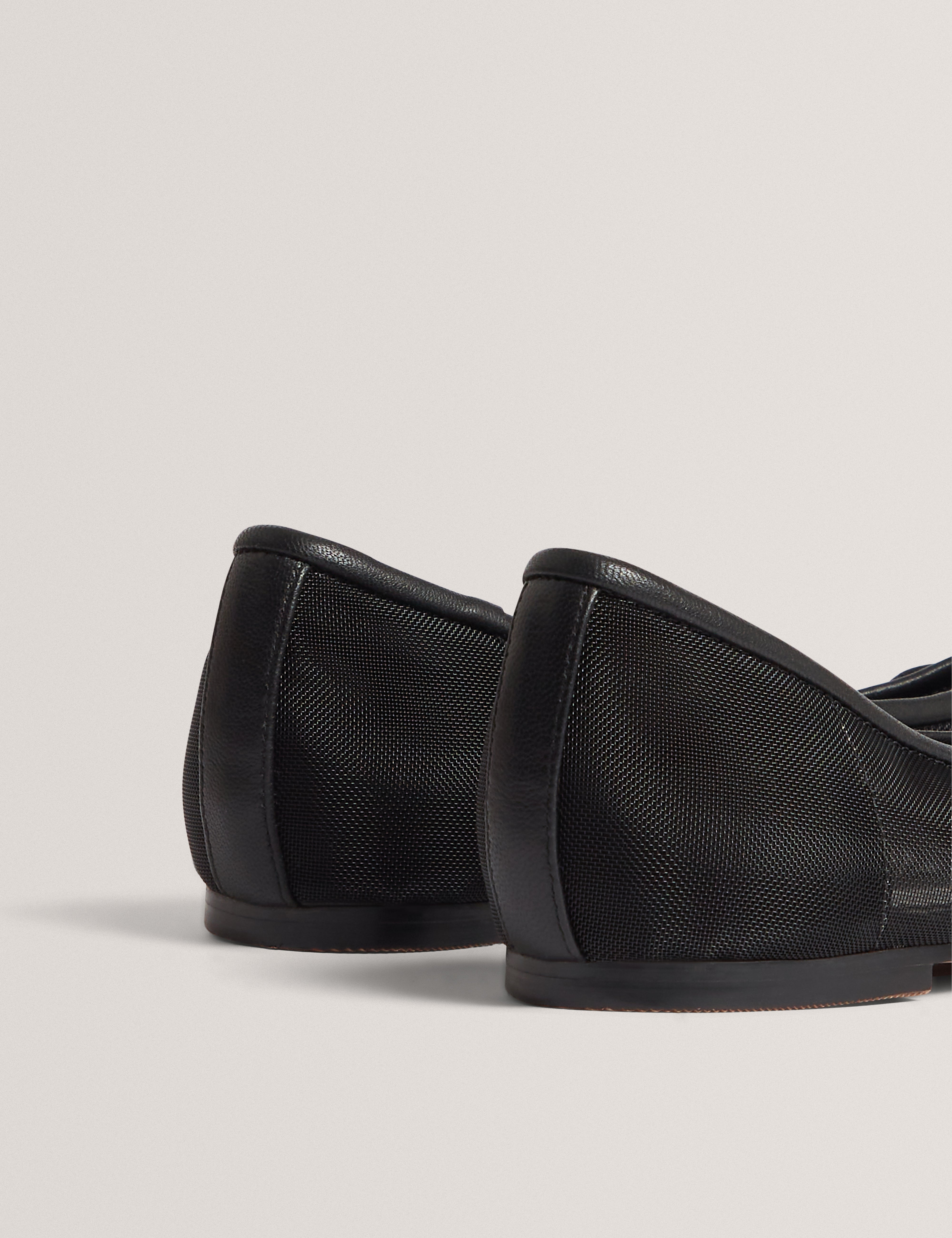 Merrisa Mesh Ballet Flat Black