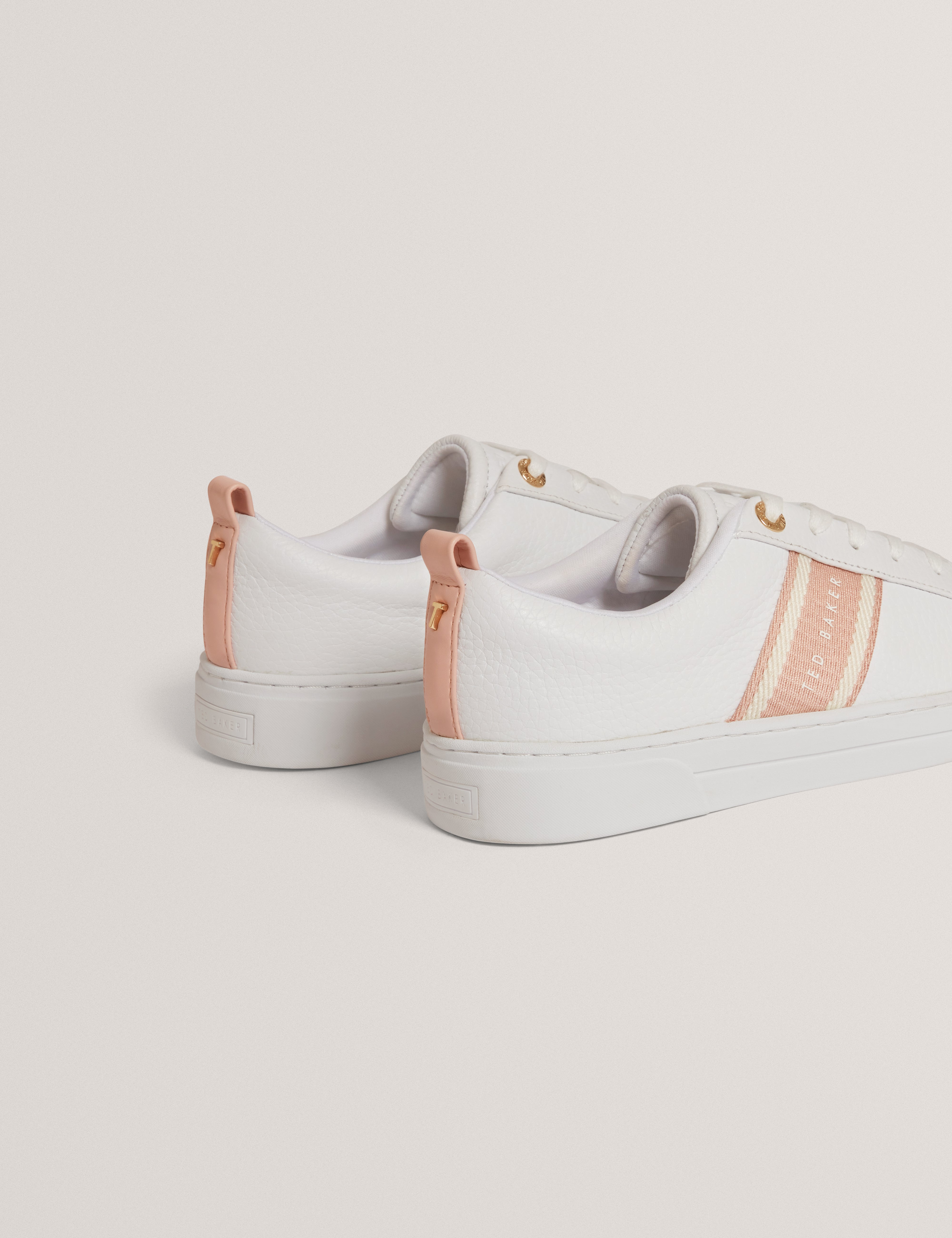 Bailly Webbing Detail Trainer Pink