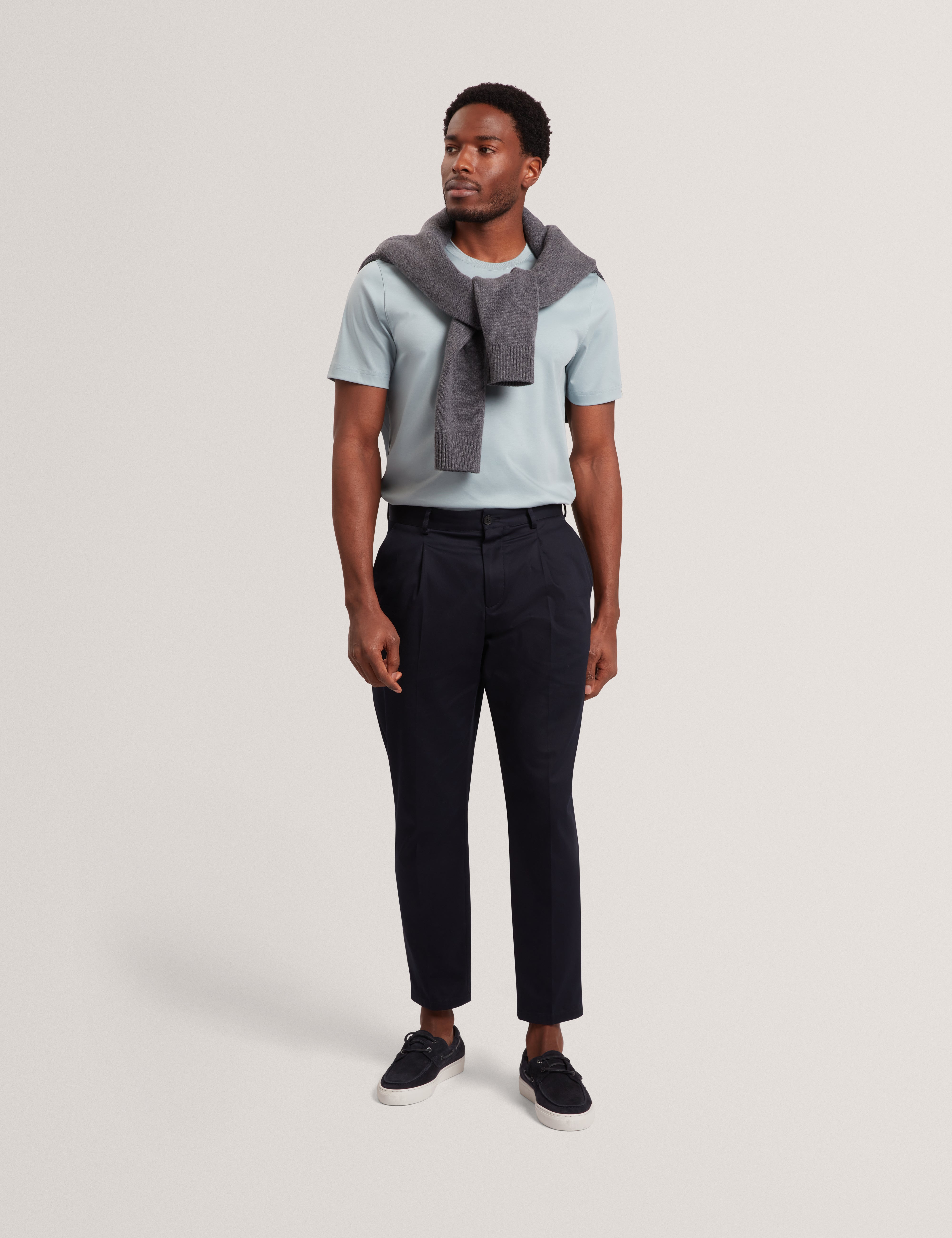 Konrrad Short Sleeve Regular Soft Touch T-Shirt Blue