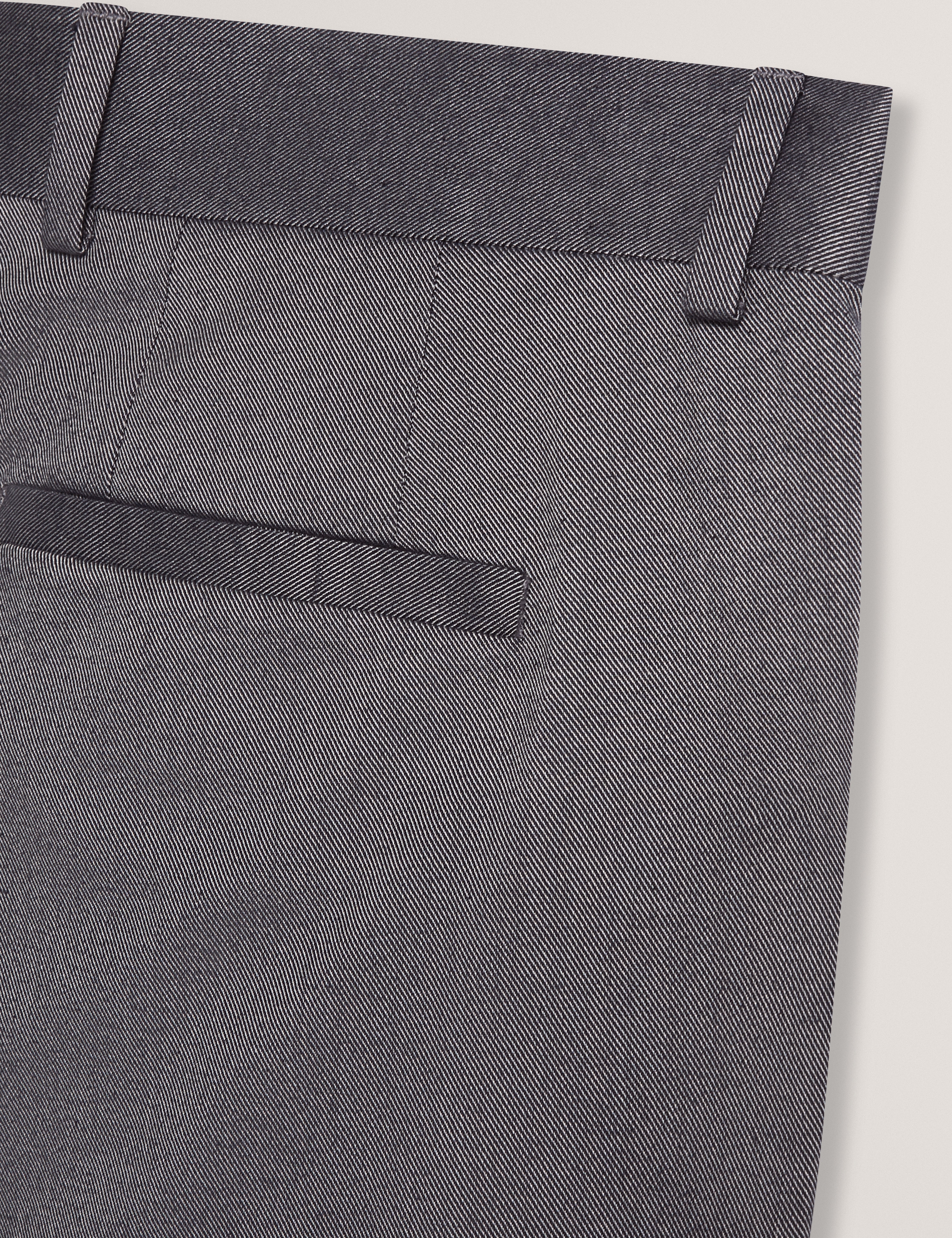 Sabaton Slim Cotton Plain Trouser Navy