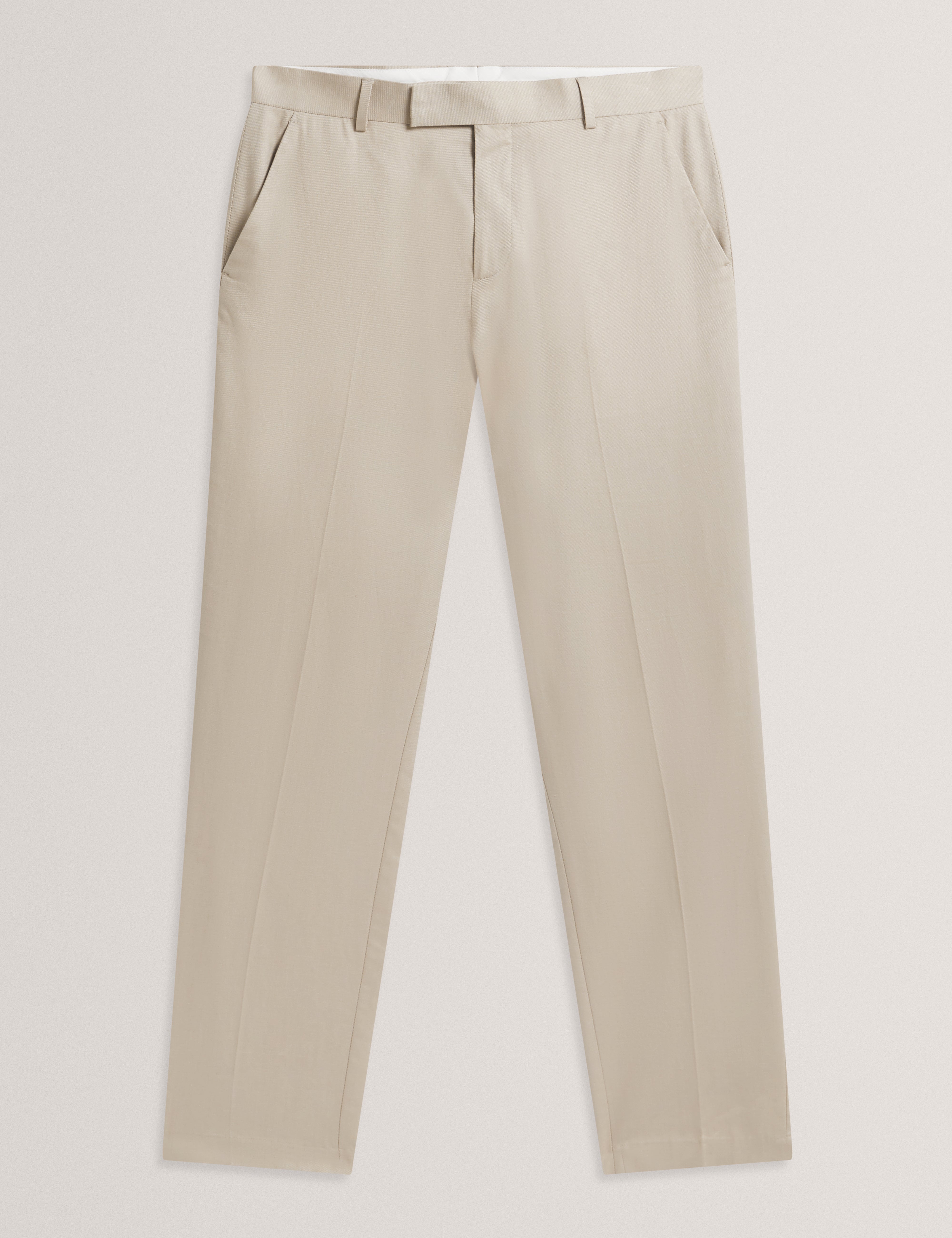 Sabaton Slim Cotton Plain Trouser Taupe